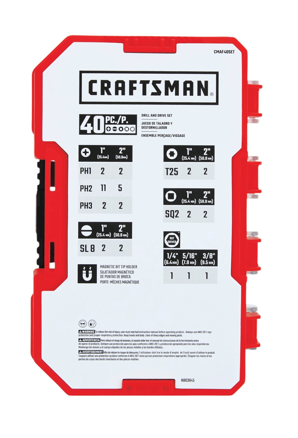 CRAFTSMAN Impact Driver Bit (40-Piece) at Lowes.com