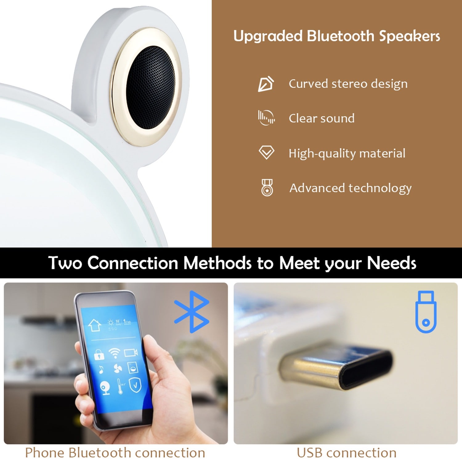 Costway CSHY001331 Bedroom-Vanities - View #6