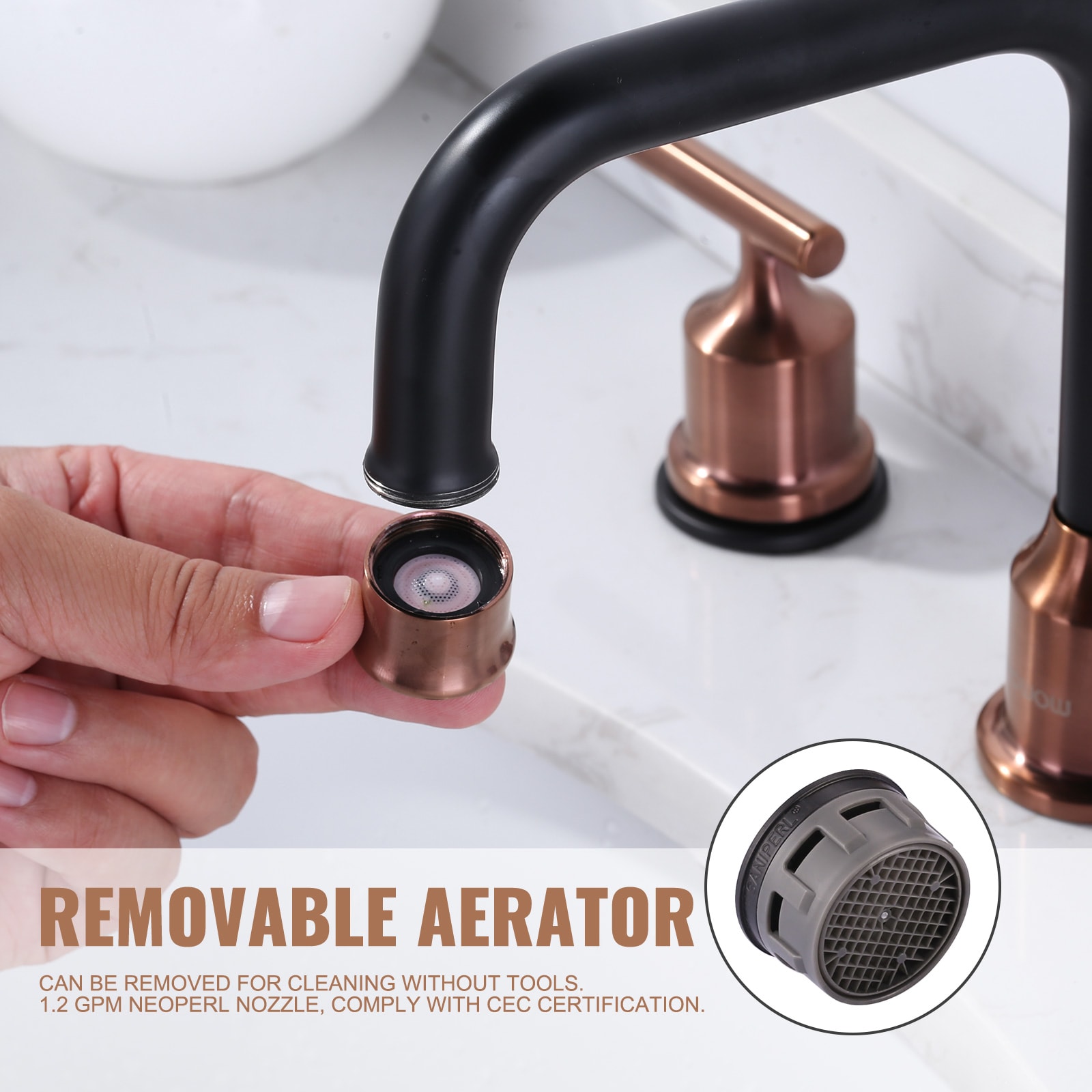 WOWOW 2320300RGD Lavatory-Faucets - View #4