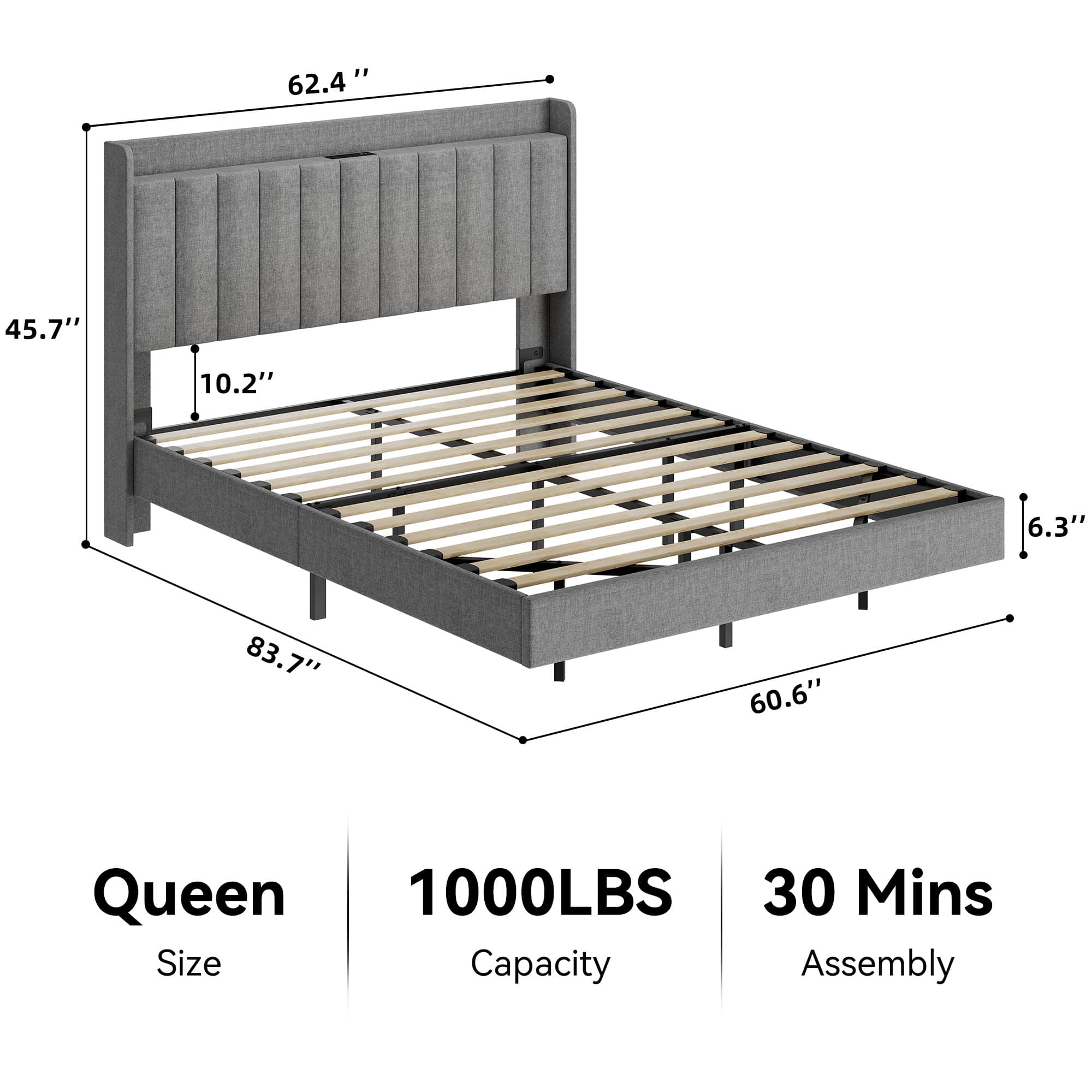Qeetex LHF-BED-PHO-10OMYBIV beds - View #2