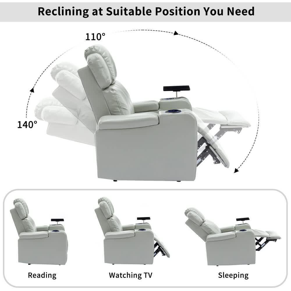 Coolbibila NIA-RECLINER-GRAY chairs - View #5