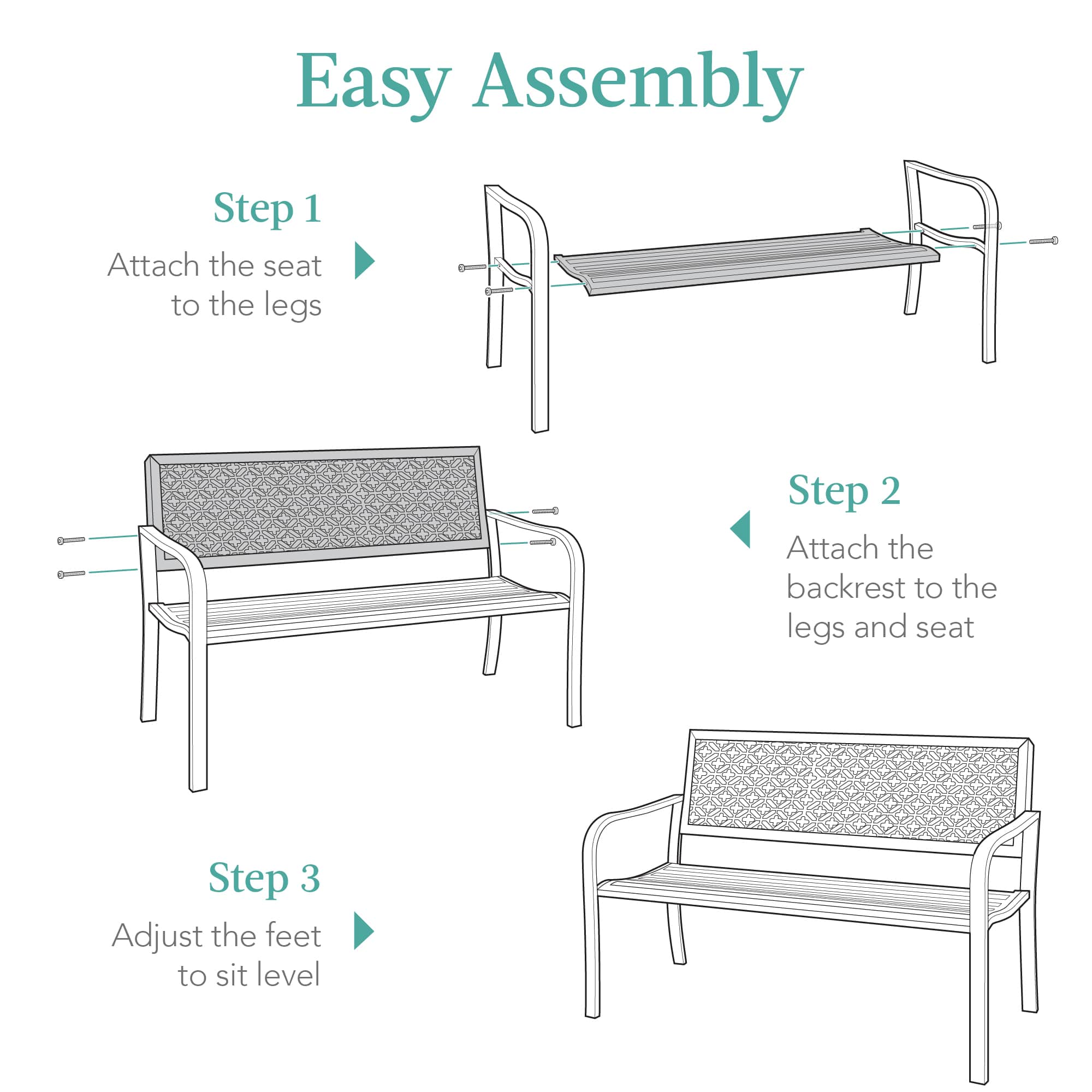 Best Choice Products SKY9608 benches - View #5