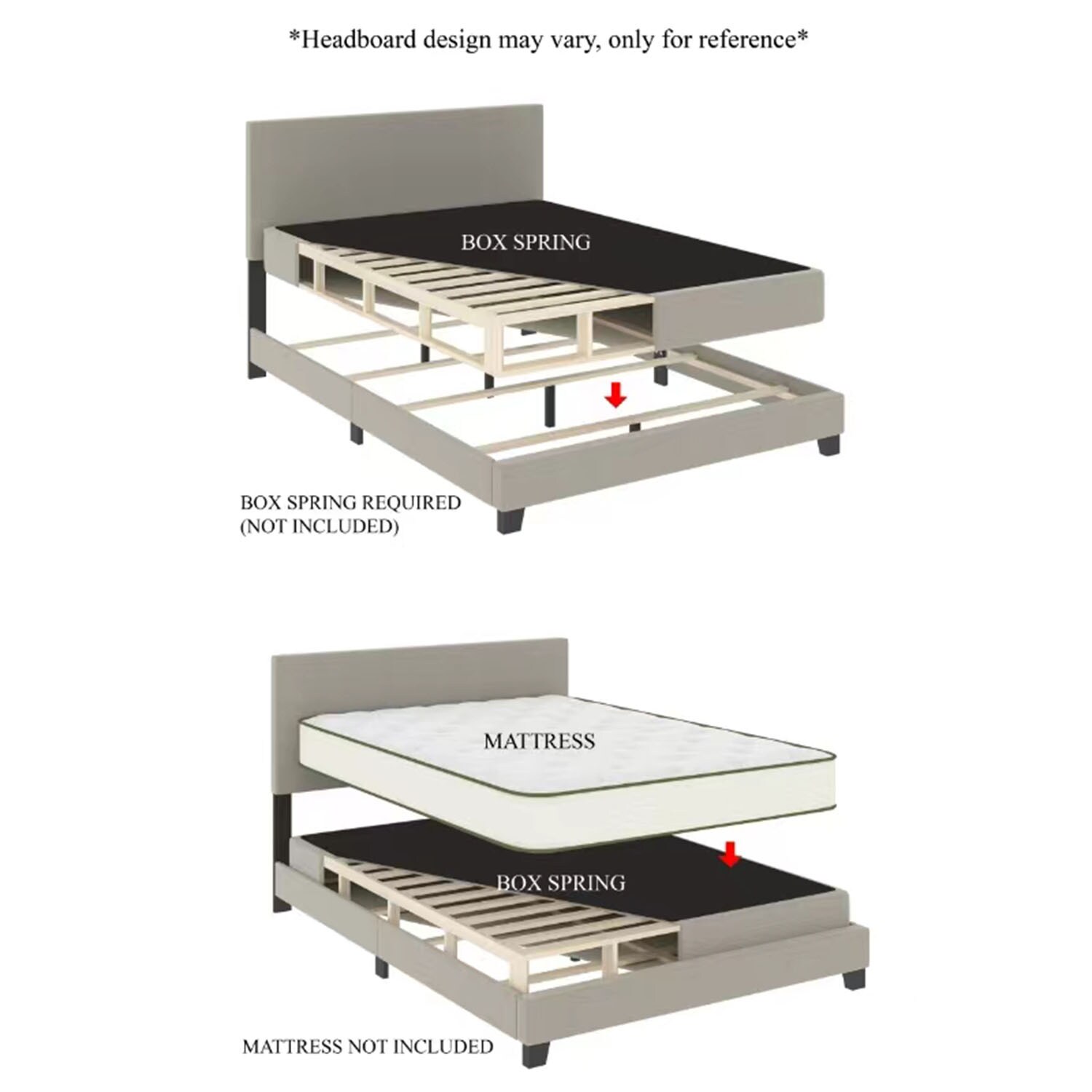 CasePiece C8508FUB-SGY-VV-4X beds - View #10