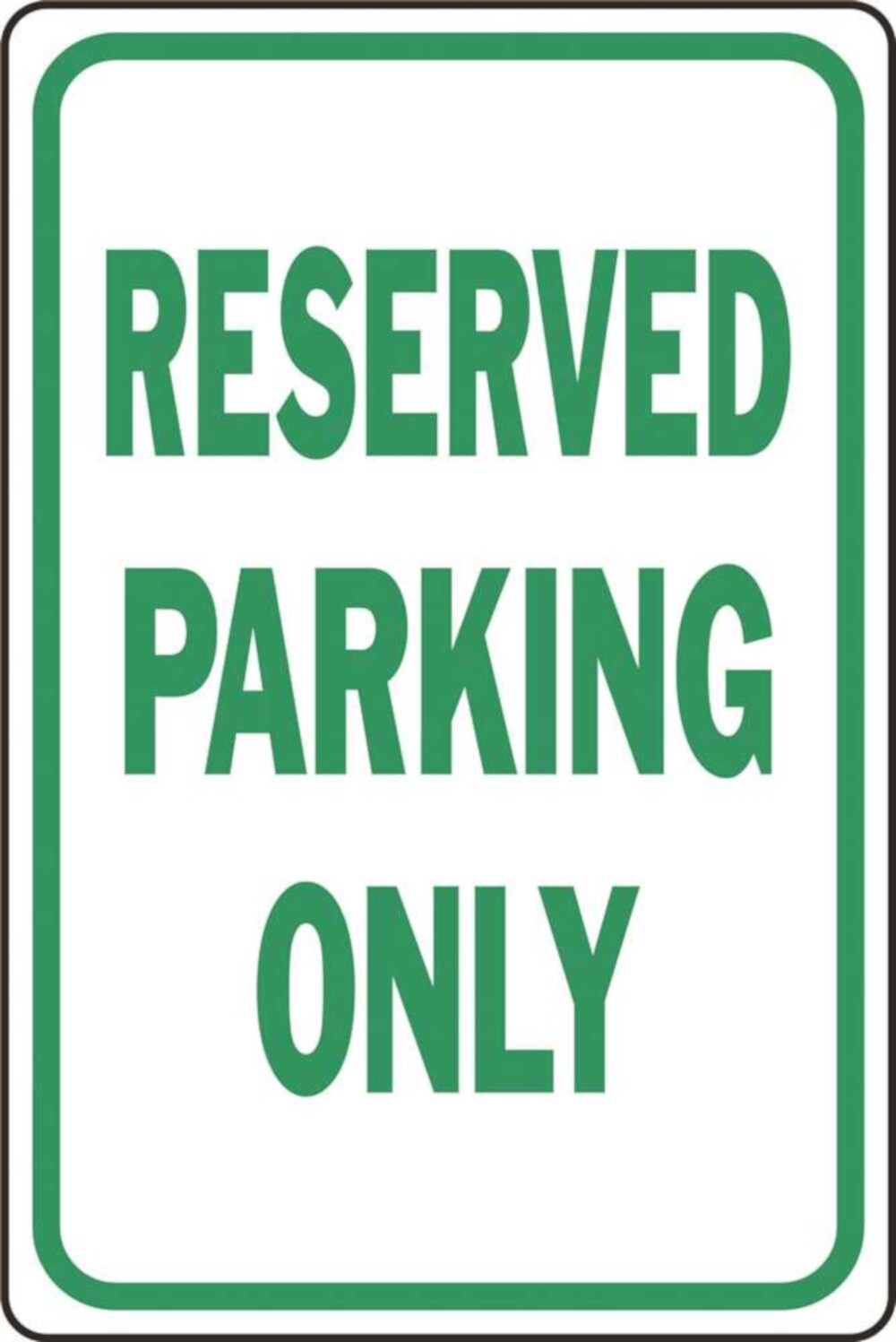 Hy-Ko Products 18-in x 12-in Aluminum Parking Lot/Driving Sign in the ...