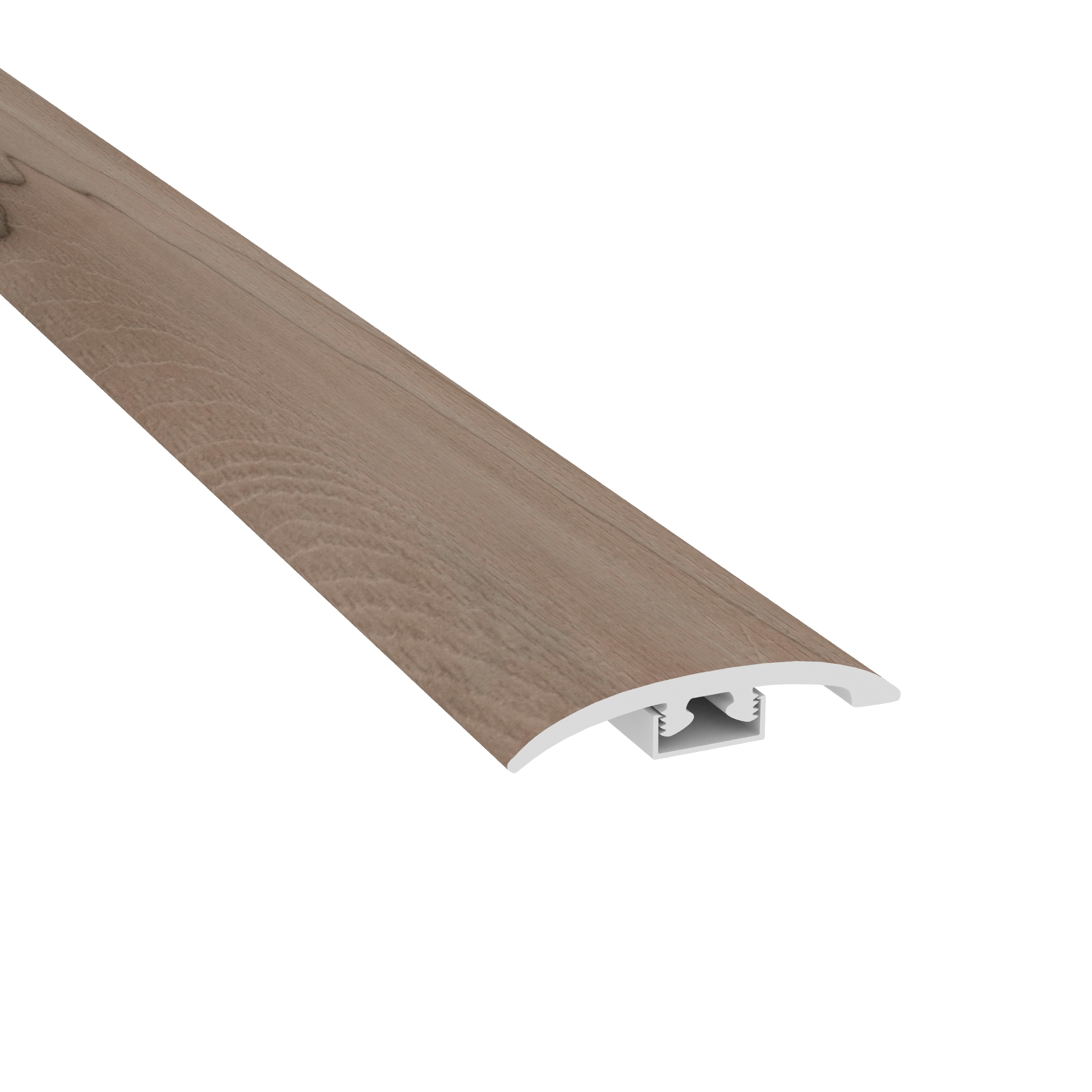 CALI 7908500223 Aqua Tough Plus Pelican Post 1/4-in T x 2-in W x 72.83-in L Prefinished Vinyl Multi-purpose Floor Moulding Trim