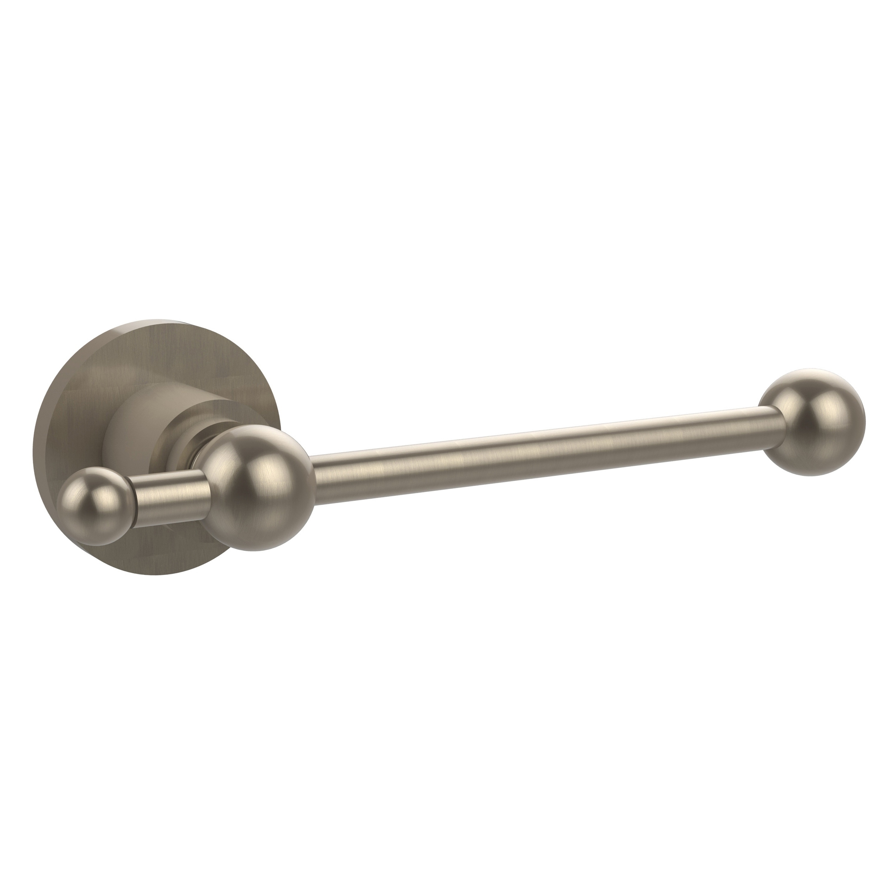 Allied Brass AP-24E-PEW Astor Place Antique Pewter Wall mount Single post Toilet Paper Holder 1 -Rolls