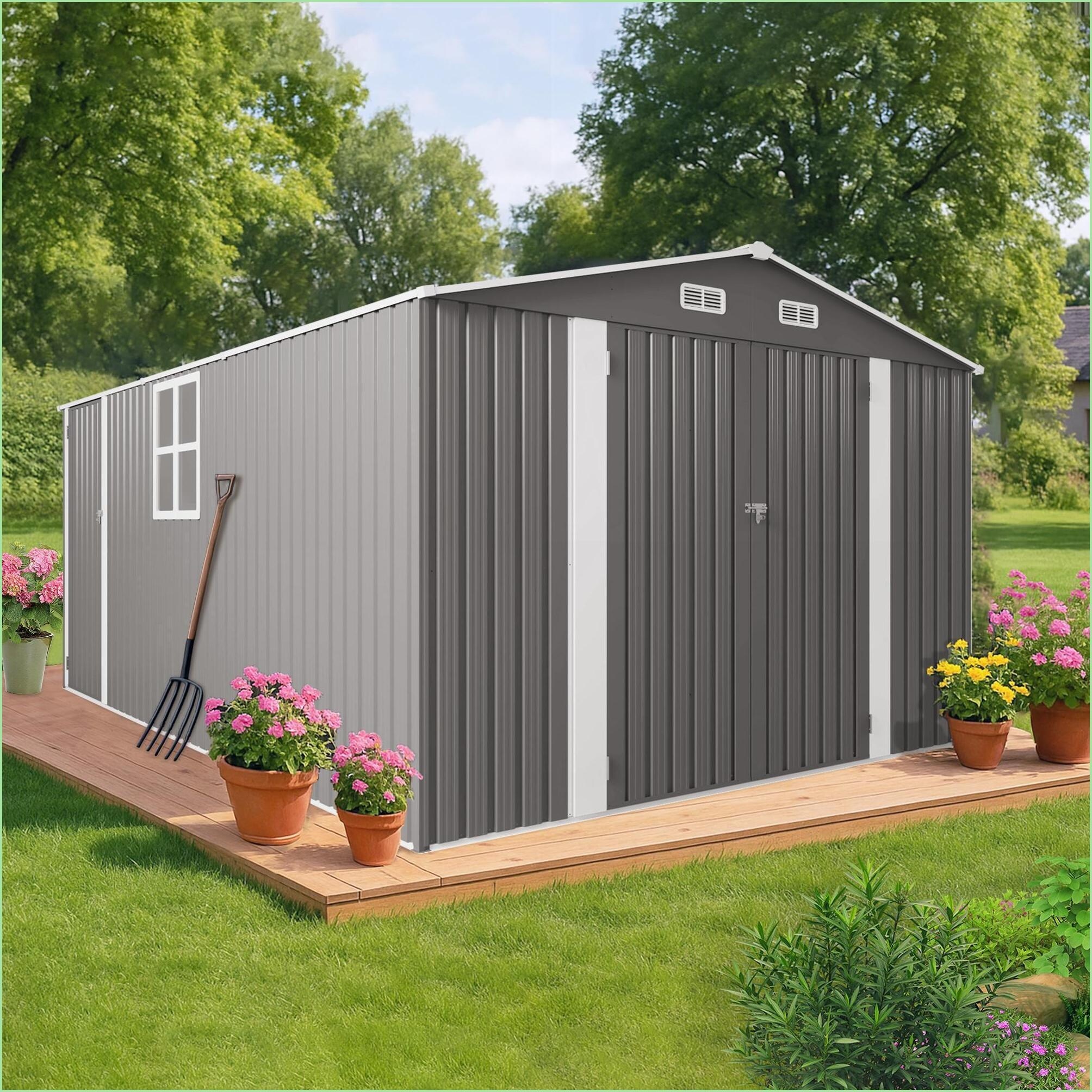 Watnature 8P7Y6FMAL1EW Metal-Storage-Buildings-Sheds - View #6