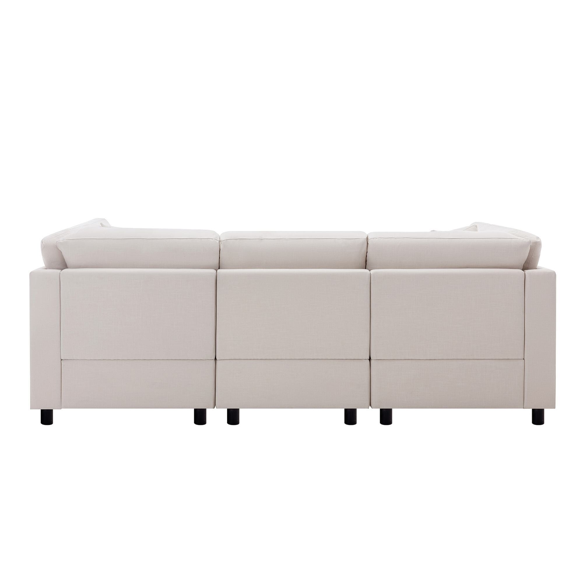 FARATI 7502-4-BEIGE Sofas-Loveseats - View #6