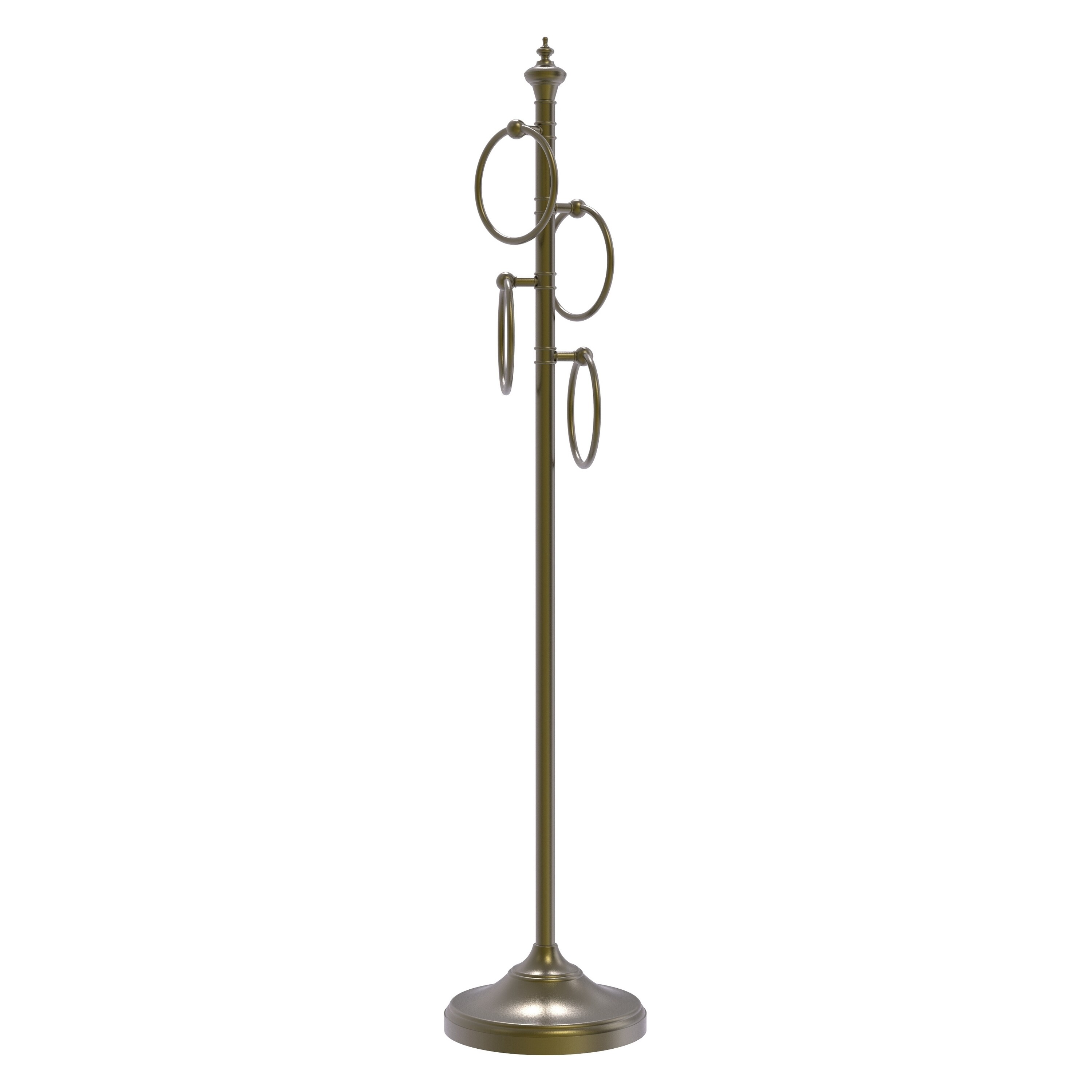 Allied Brass Mercury Antique Brass Single-Hook Wall Mount Towel Hook