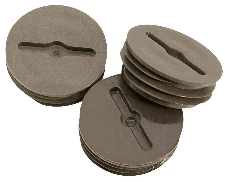 Gampak 14005BR 0.5-in Brown Plastic Electrical Box Knockout Plug