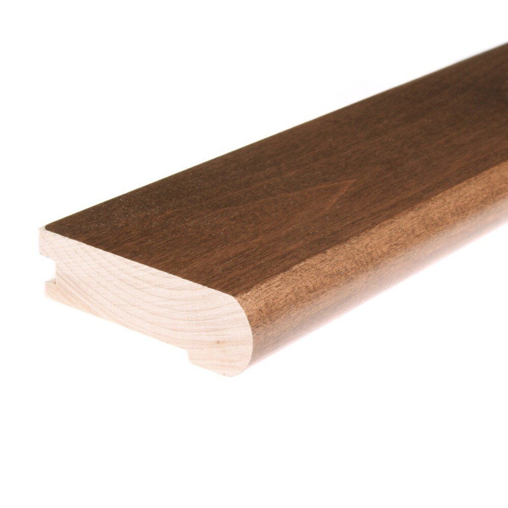 Flexco Solid Wood Stair Nose 2.75-in x 78-in French Press Prefinished Maple Stair Nosing