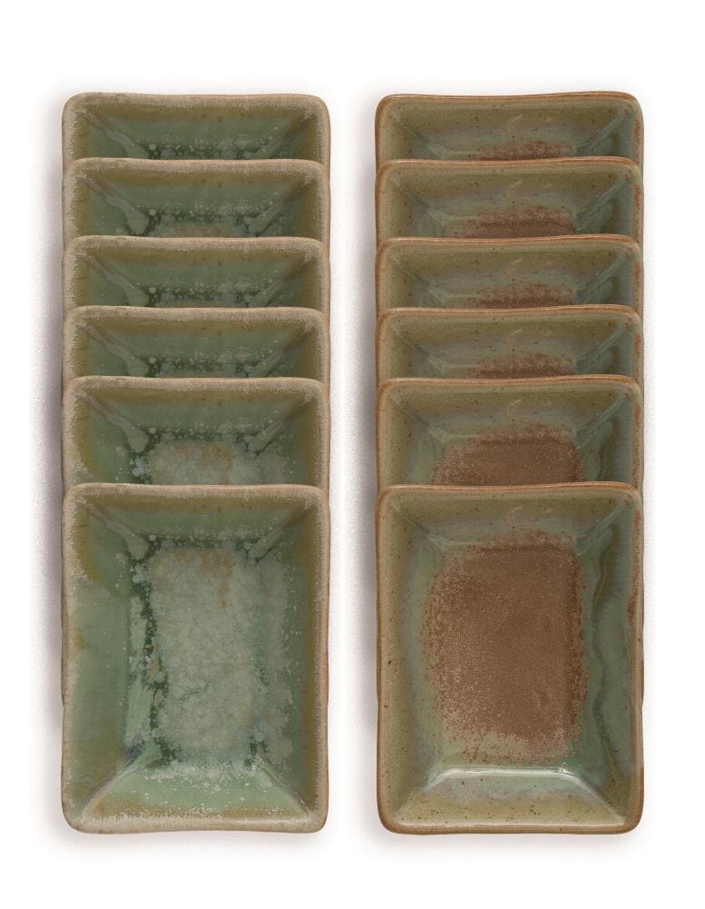 STORIED home DF3255SET 12-Piece Multiple Colors/Finishes Stoneware Dinnerware