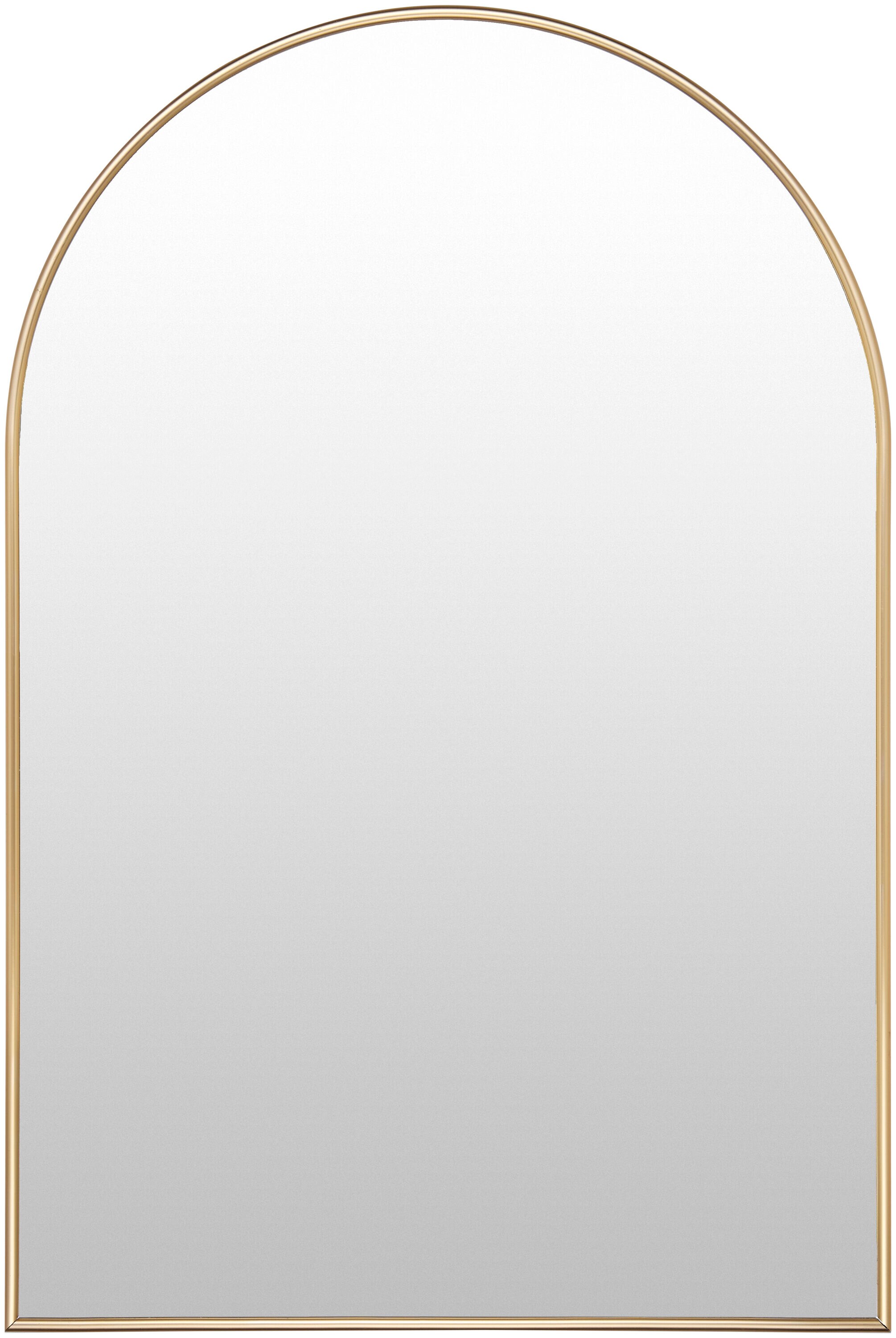 Livabliss NMA002-3624 Maayan 24-in W x 35.0-in H Arch Gold Framed Wall Mirror