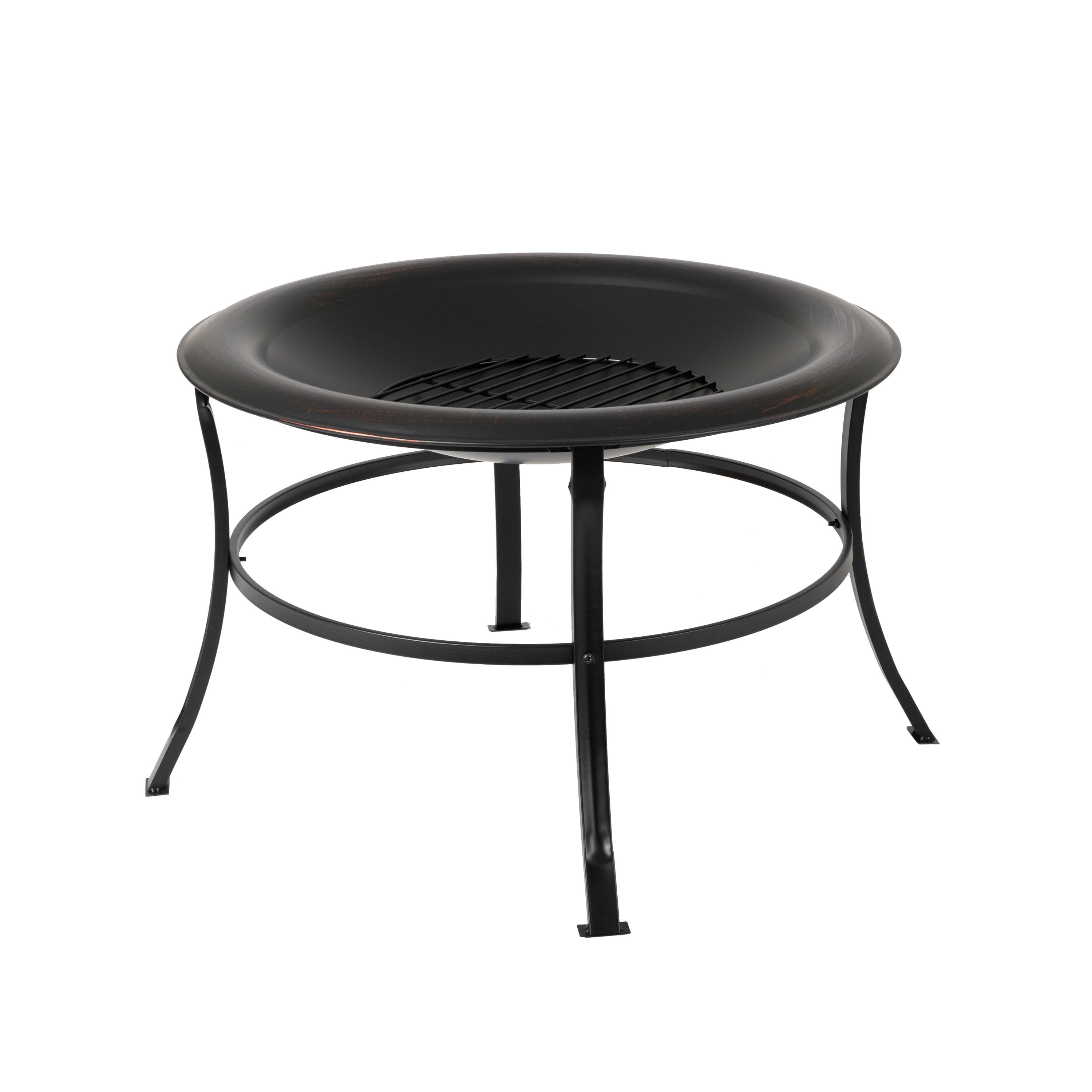 Tokia 30" Bronze Steel Wood Burning Fire Pit