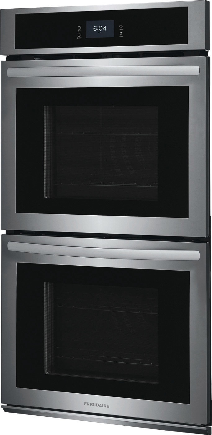 Frigidaire 27-in Double Electric Wall Oven Single-fan Self-cleaning  (Stainless Steel) in the Double Electric Wall Ovens department at