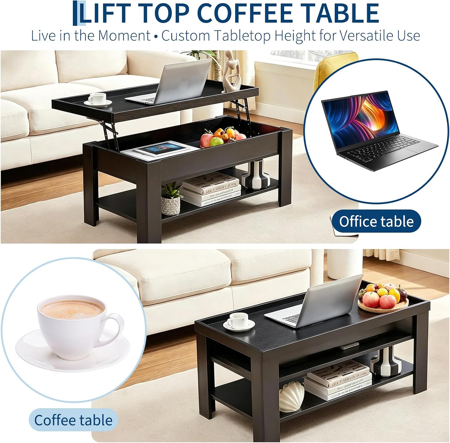 GAOMON CQC-4QLFWYGQ0WP Coffee-Tables - View #5