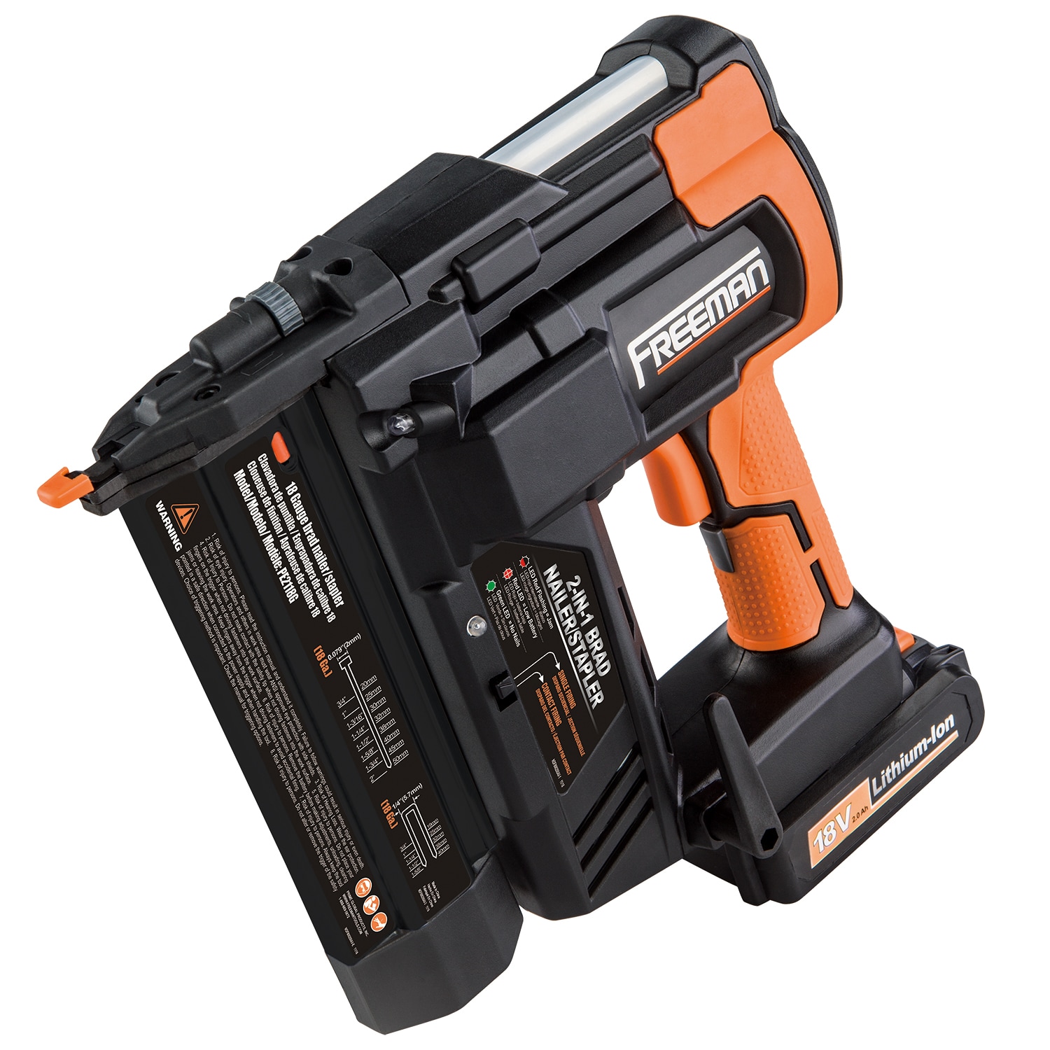 FREEMAN 2-in 18-Gauge Cordless Brad Nailer (Battery  Charger Included) in  the Brad Nailers department at