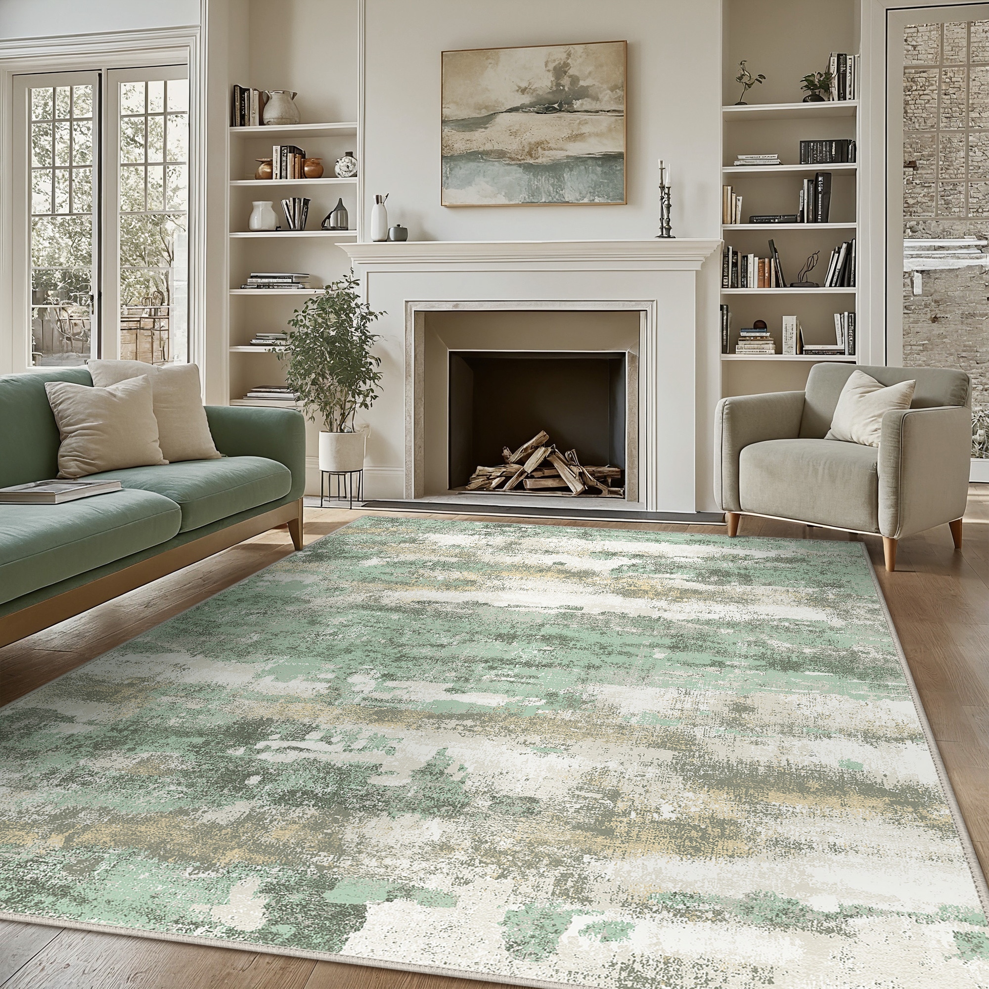 BAVNI DT5001-GREEN-8X10 rugs - View #3