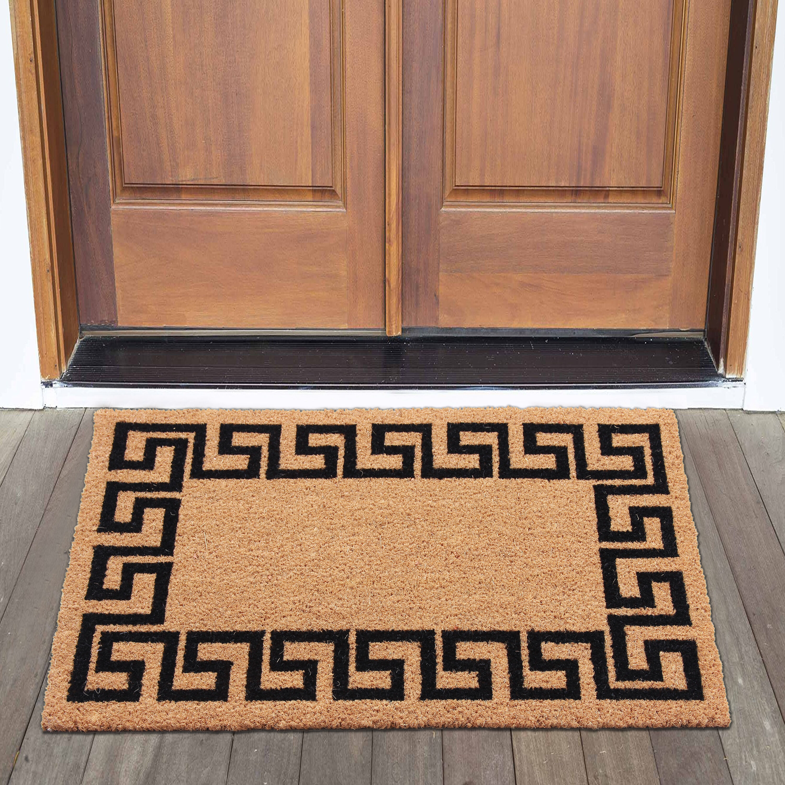 Style Selections 2-ft x 3-ft Multi Rectangular Outdoor Decorative Nature Door  Mat in the Mats department at
