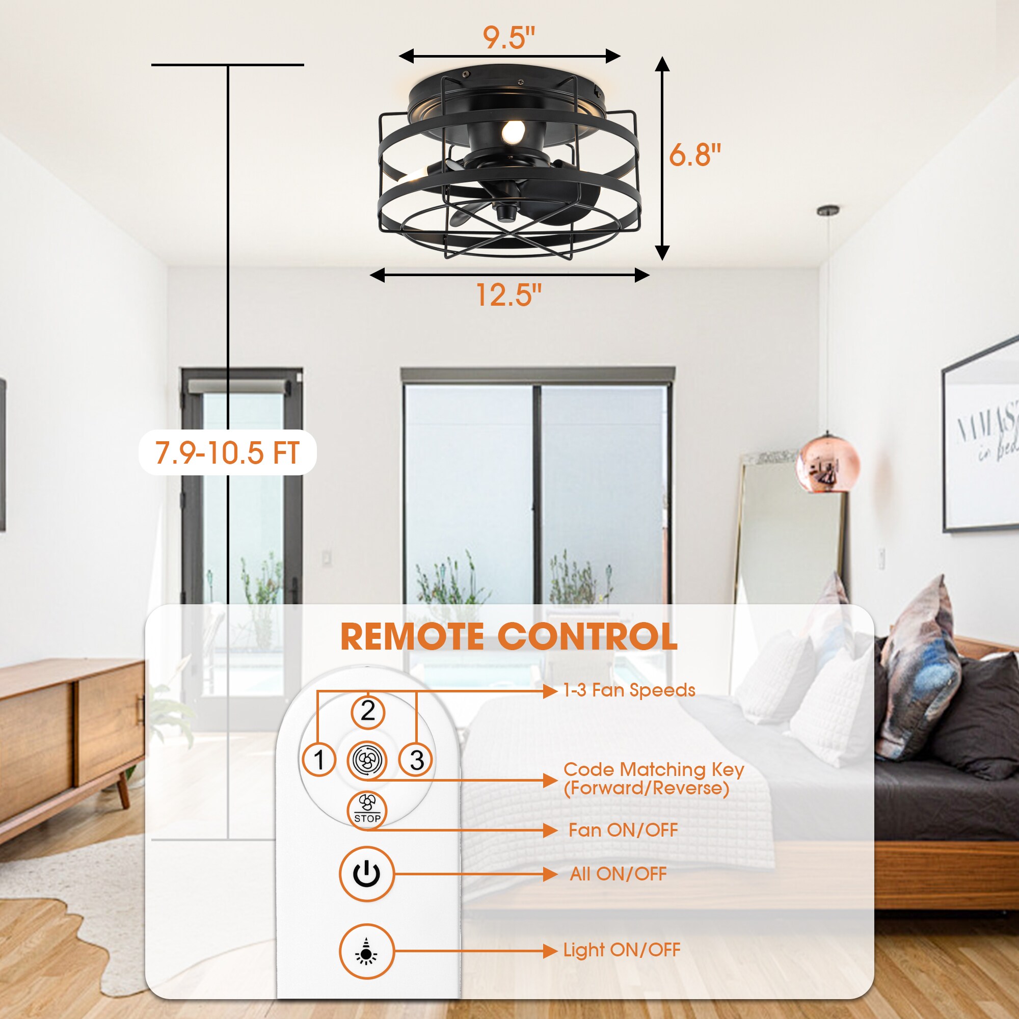 Parrot Uncle F8270110V Ceiling-Fans - View #5