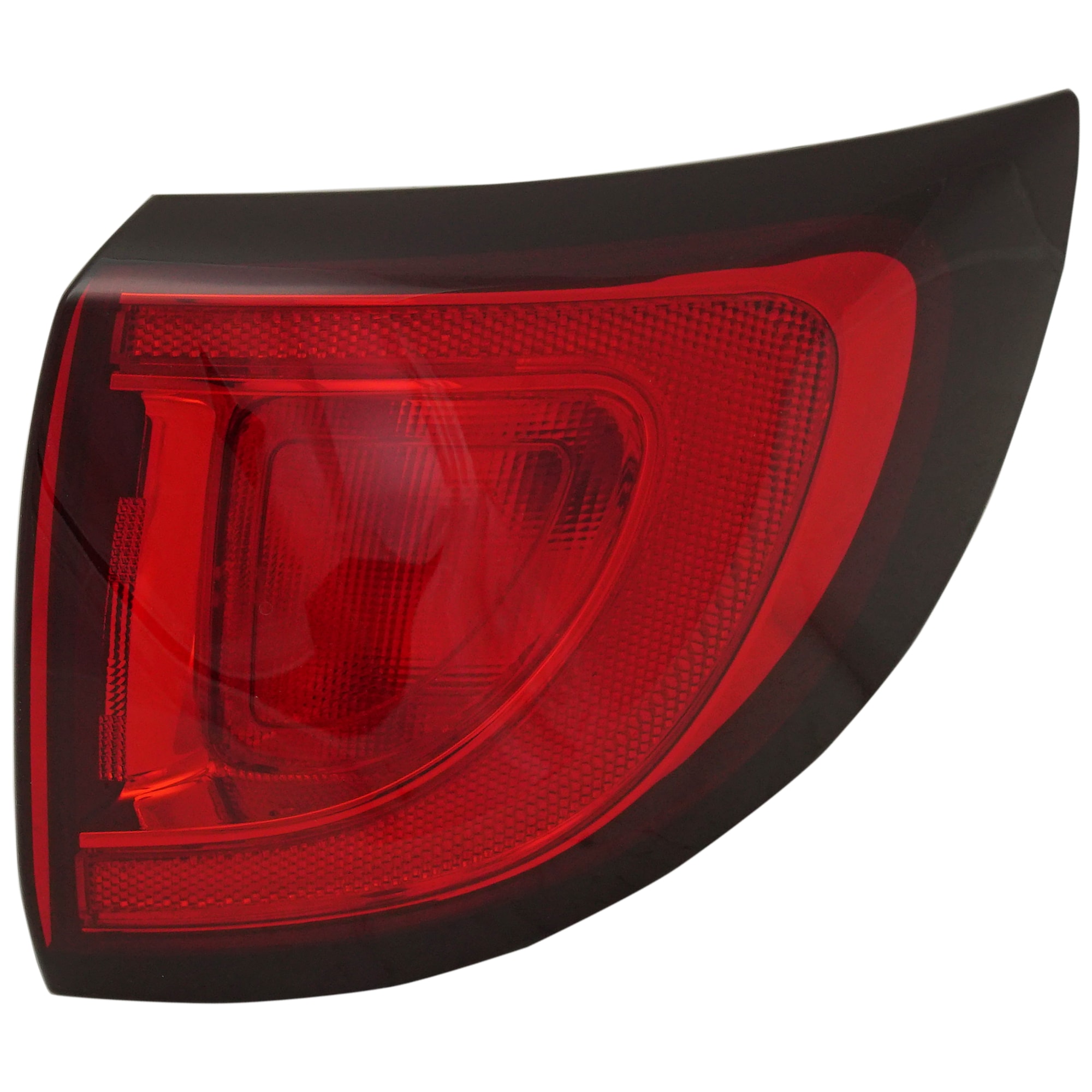 Garage-Pro JCWRC73010037GP Tail Light Compatible With 2017-2020 Chrysler Pacifica- Fits 2020-2021 Chrysler Voyager OE comparable With bulbs Halogen Halogen- Red Lens- 6 Cyl.- 3.6L Engine Passenger Side- Outer