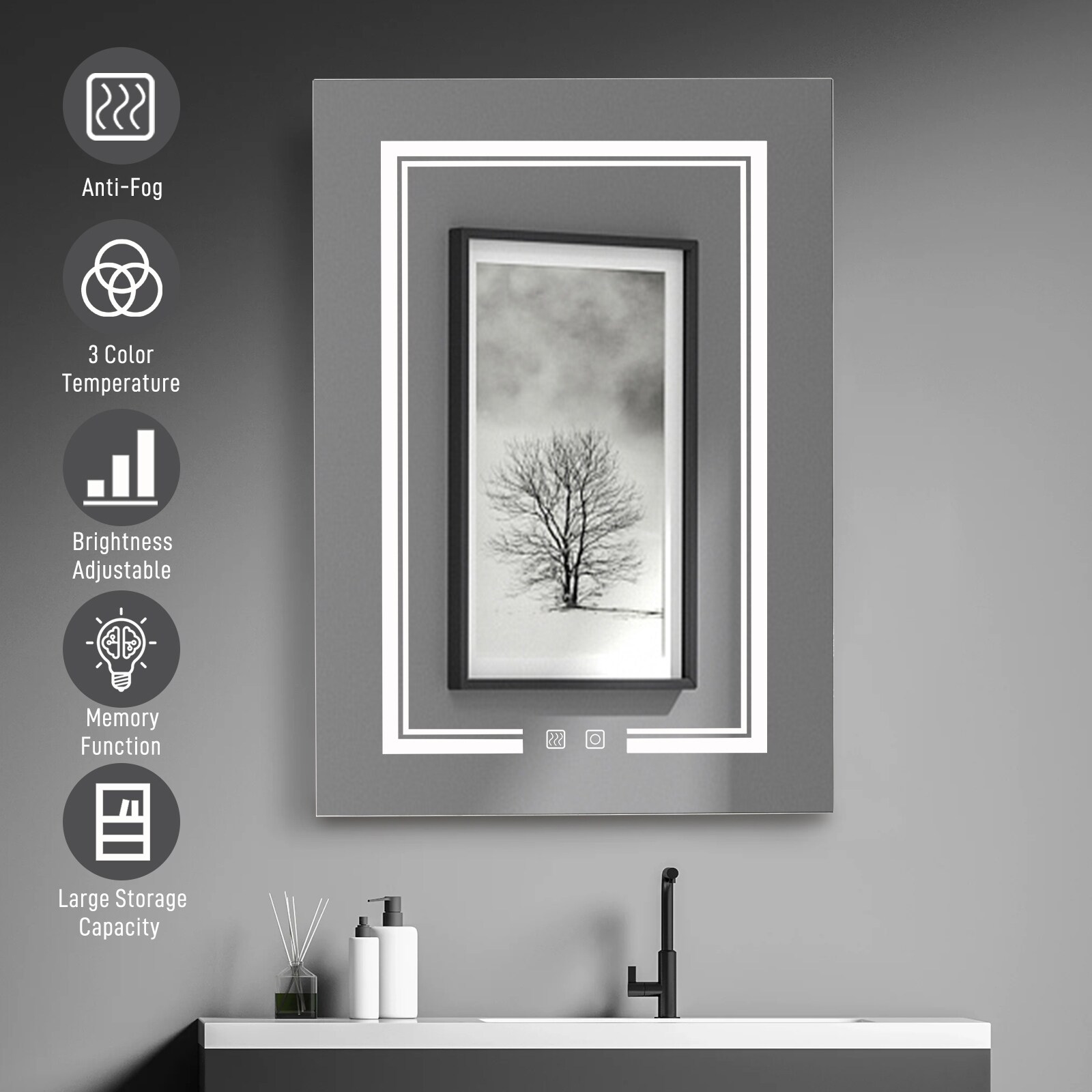 Winado LO1G52001660 Bathroom-Medicine-Cabinets - View #4