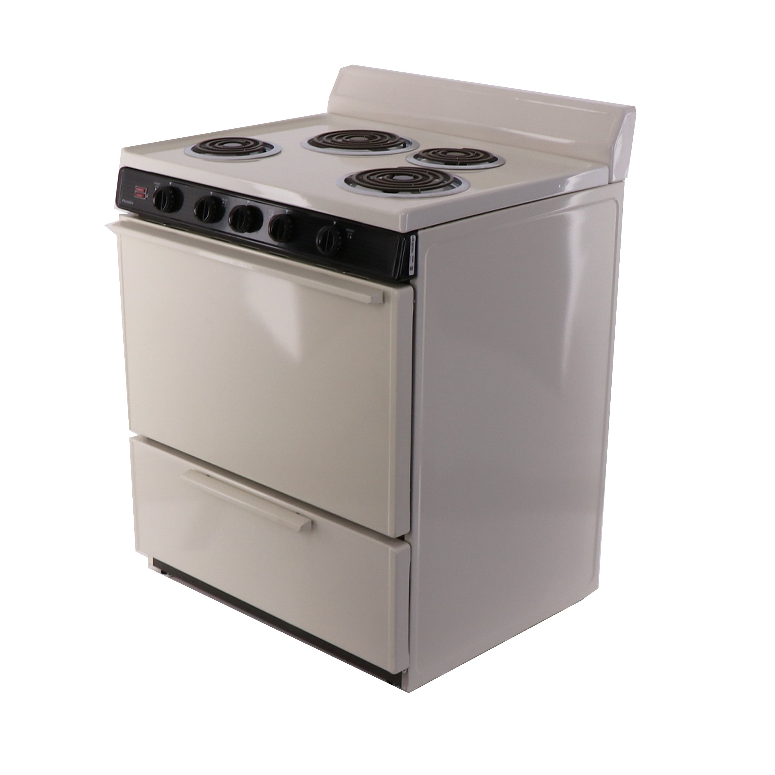 Premier 30 in. 3.9 cu. ft. Oven Freestanding Electric Range with 4 Coil  Burners - Bisque