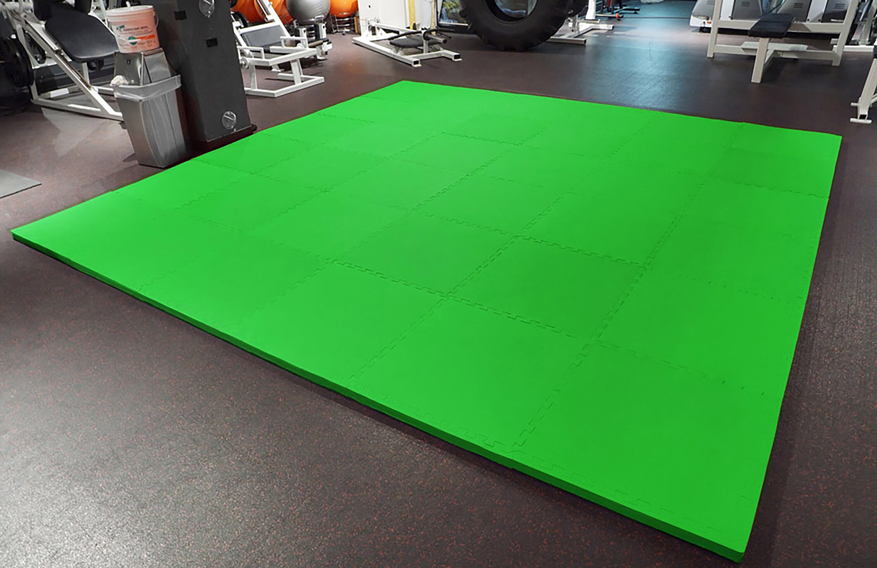 Meister X-thick 1.5 Interlocking 10 Tiles Gym Floor Mat - Green : Target