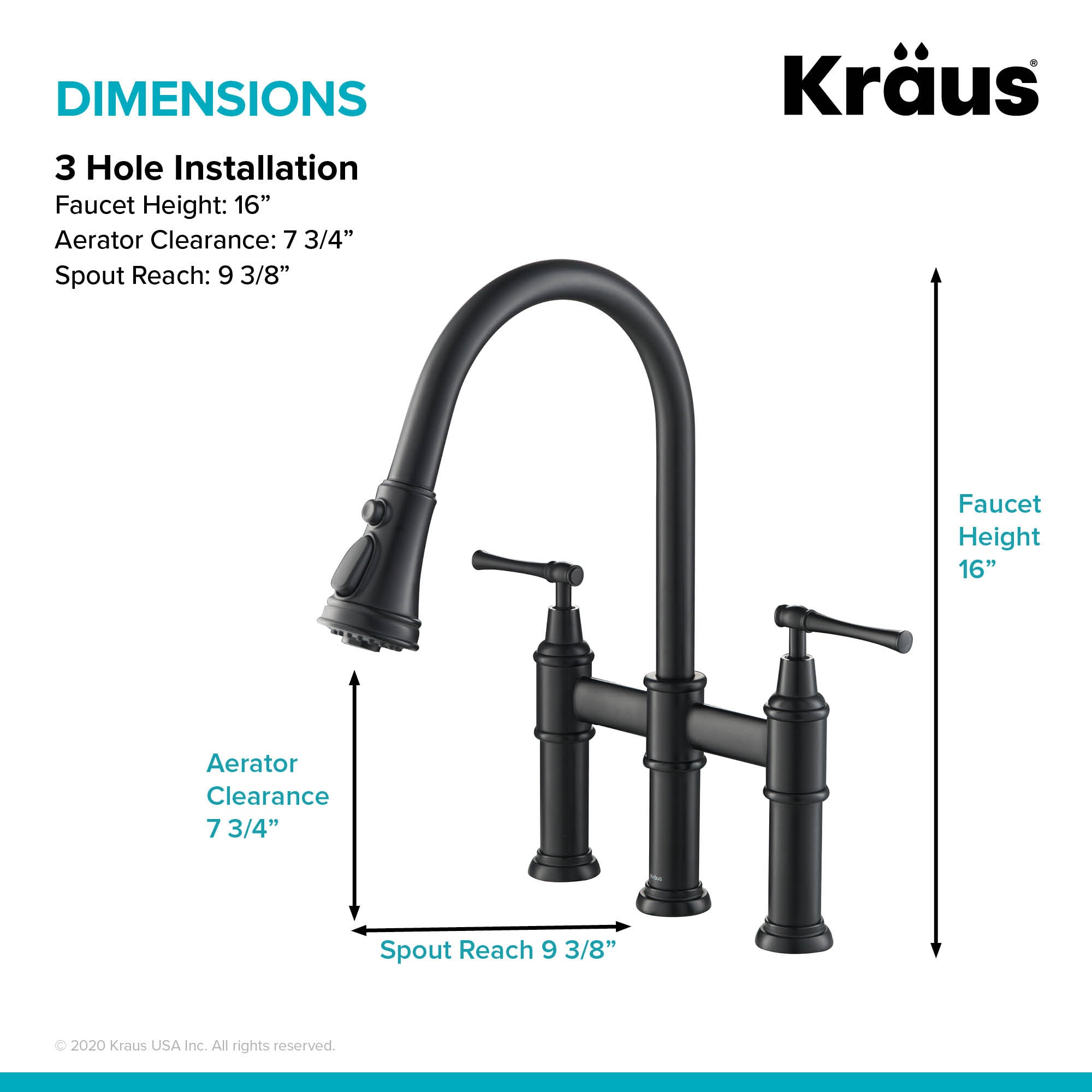 Kraus KPF-3121MB Kitchen-Faucets - View #7