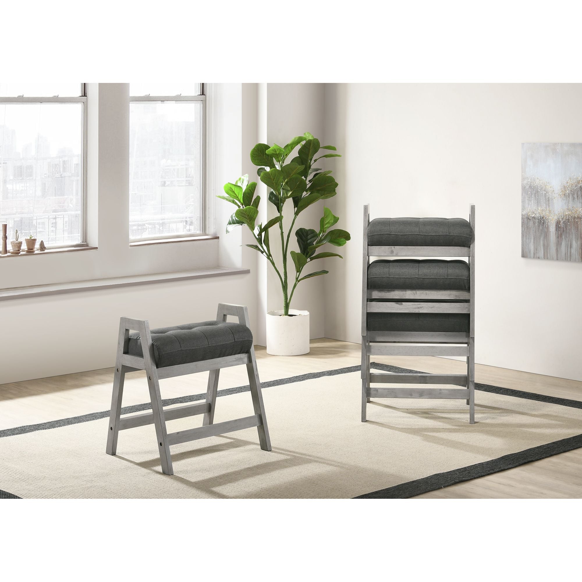 Picket House Furnishings CDJM300STE Vanity-Stools - View #4