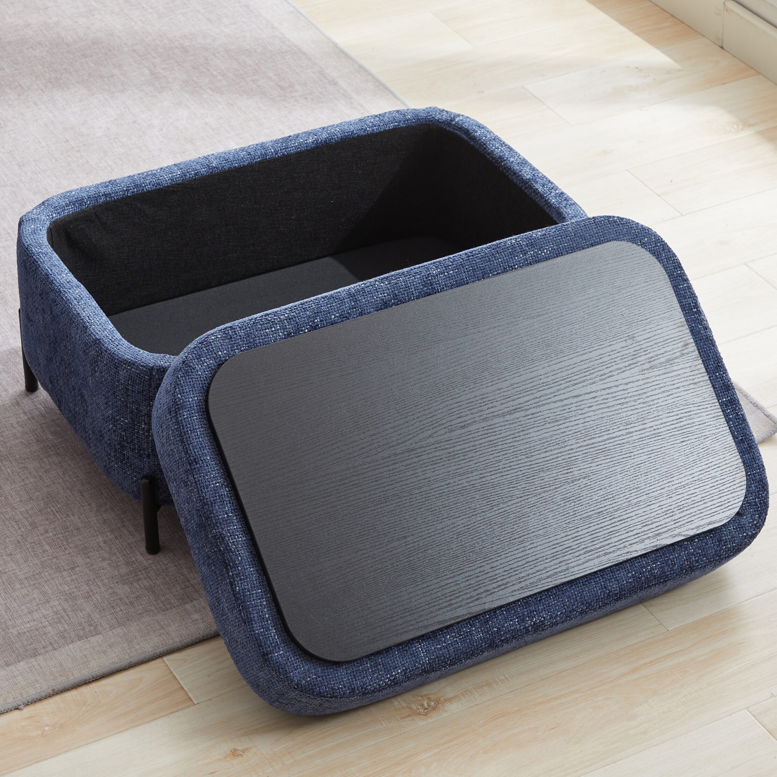 Hrinhom HC-W4003-NAVY Indoor-Ottomans - View #4