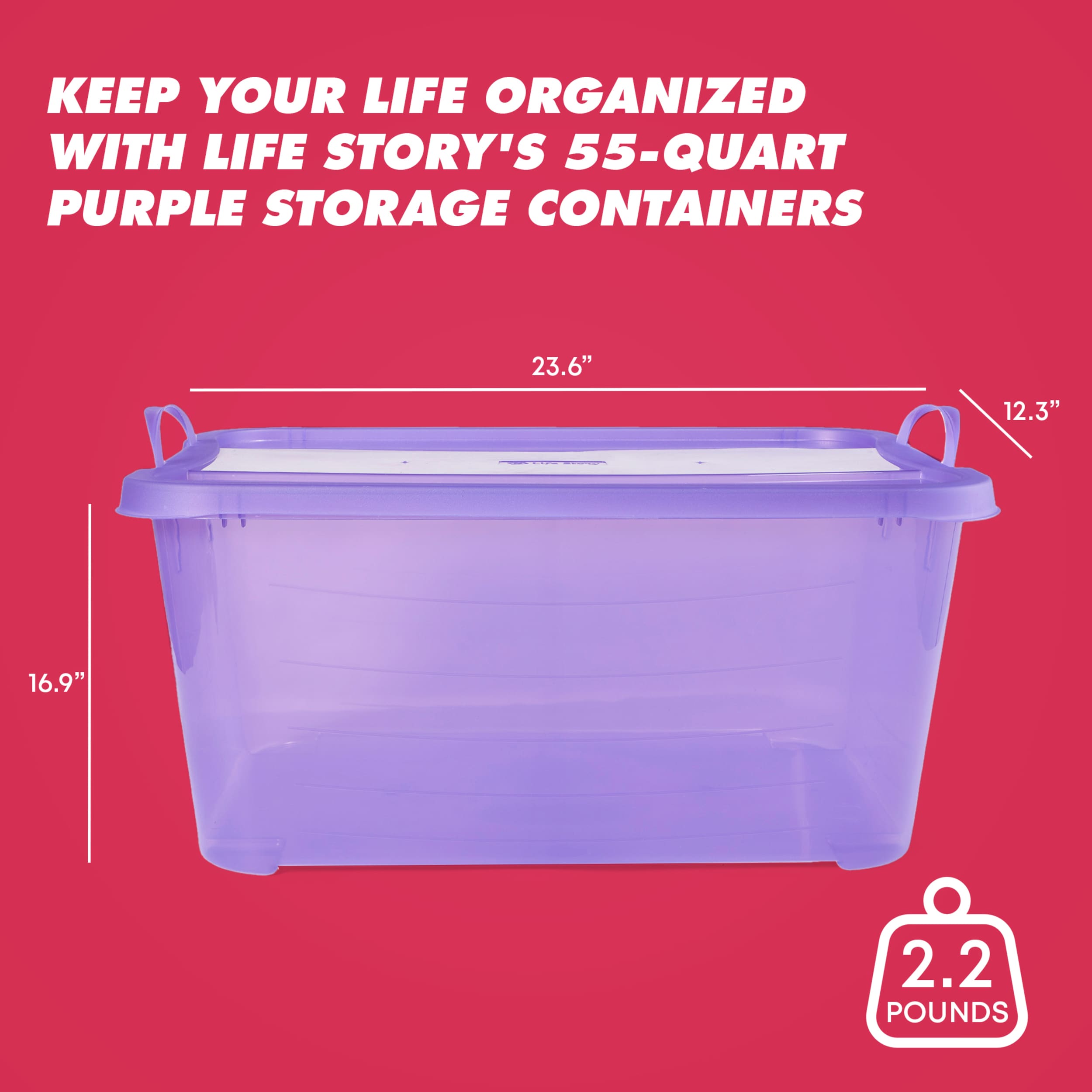 Life Story 77940 Plastic-Storage-Totes - View #3