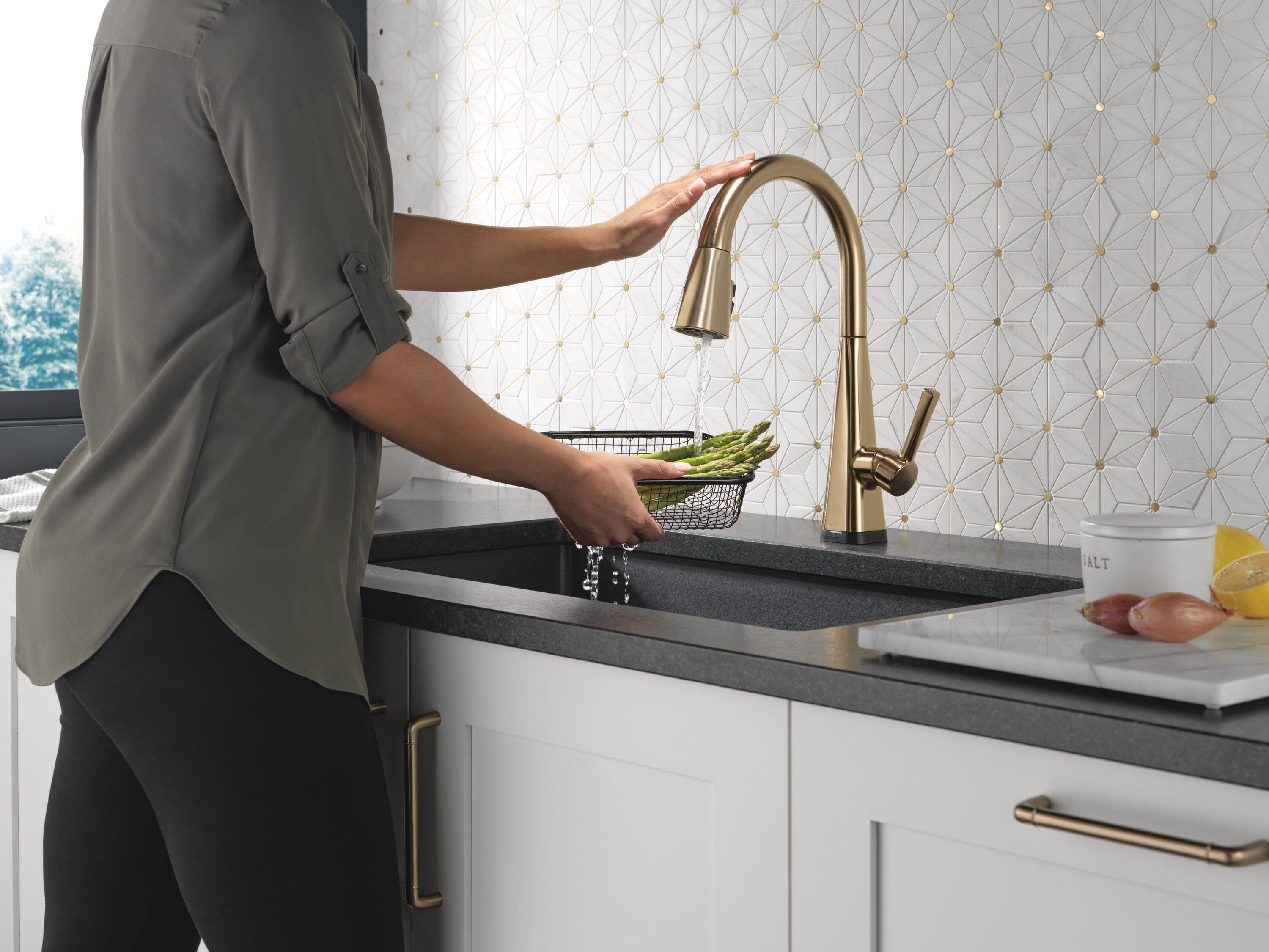 Delta 19802TZ-CZ-DST Kitchen-Faucets - View #13