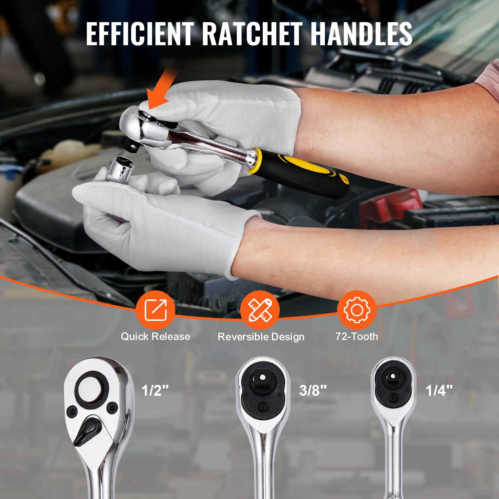 VEVOR SCSDJXGJTZ1407397V0 Mechanics-Tool-Sets - View #4