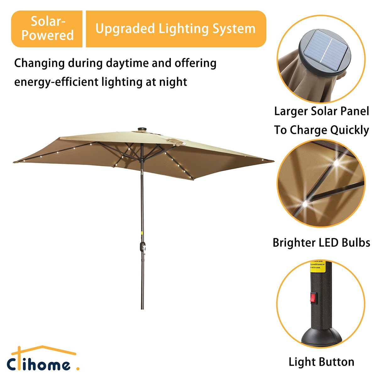 Clihome CLI-21ED37-2-SD Umbrellas-2 - View #9