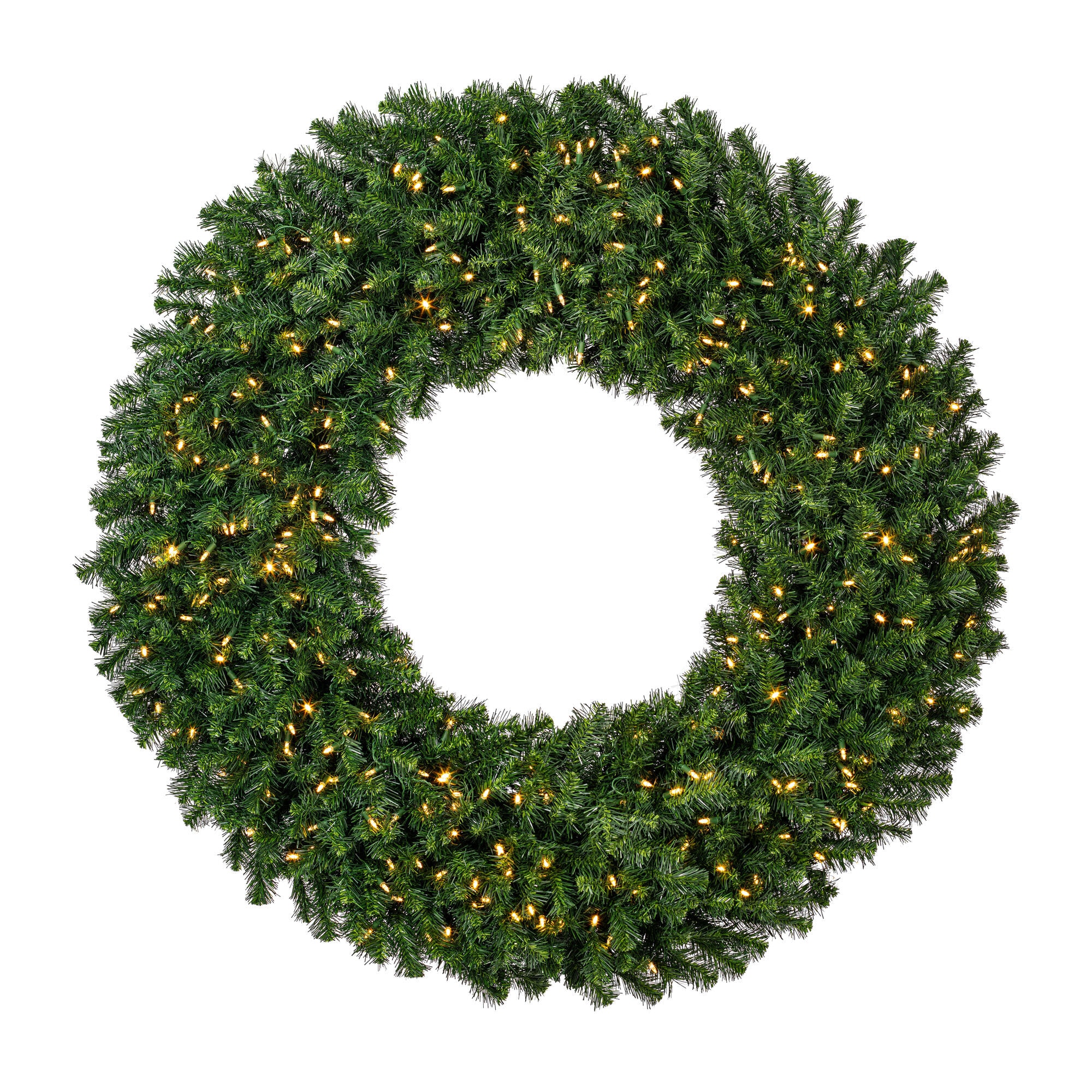 Vickerman A808860LED 60-in Pre-lit Indoor Green Fir Artificial Christmas Wreath