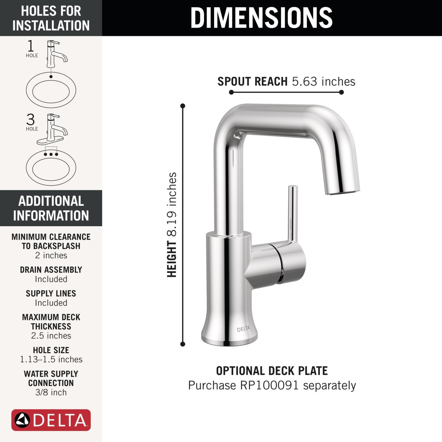 Delta 554HAR-DST Lavatory-Faucets - View #4
