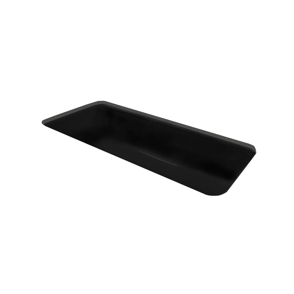 Miseno  MCI410UM 43 Inch Cast Iron Single Basin Kitchen Sink for Undermount Installations with Sound Dampening Technology