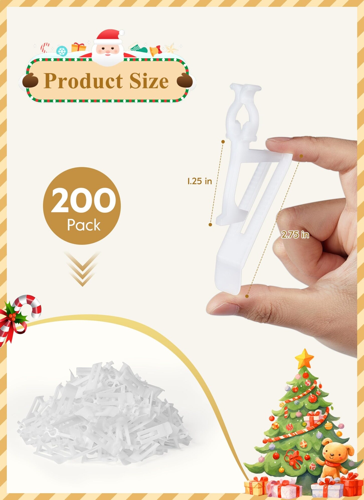 Adrinfly LAD0820D123 Holiday-Hooks-Hangers-Holders - View #2