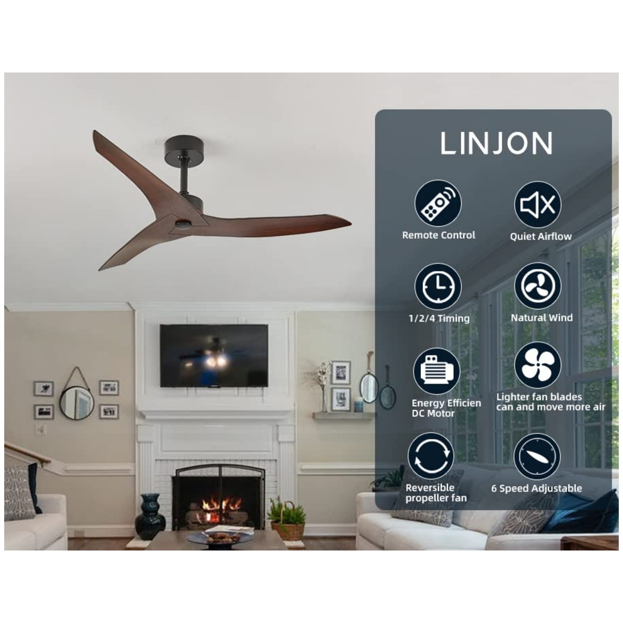 BABOOM BOM-P204464-OR Ceiling-Fans - View #6