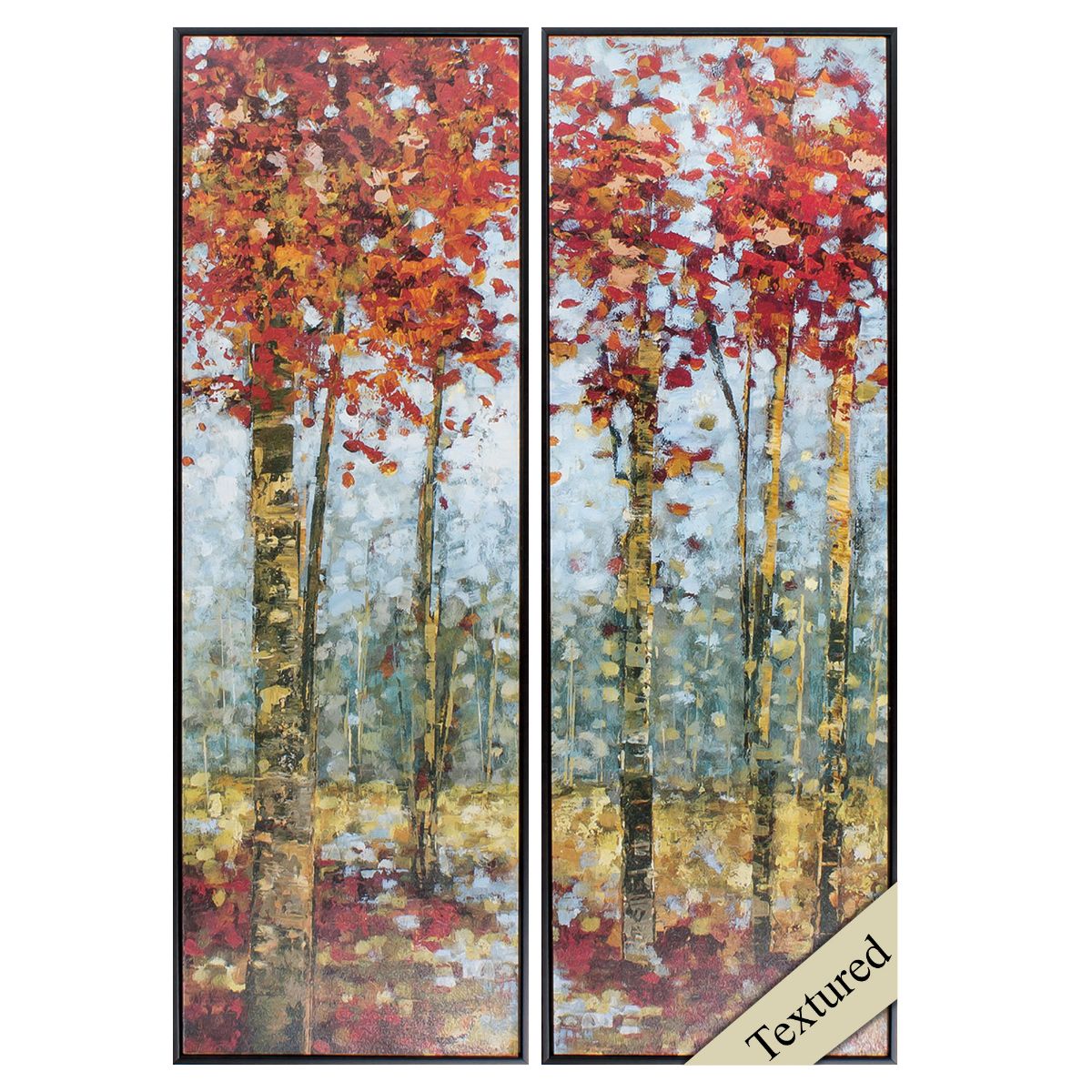 HomeRoots 365505 Brown Wood Framed 36-in H x 12-in W Botanical Wood Print