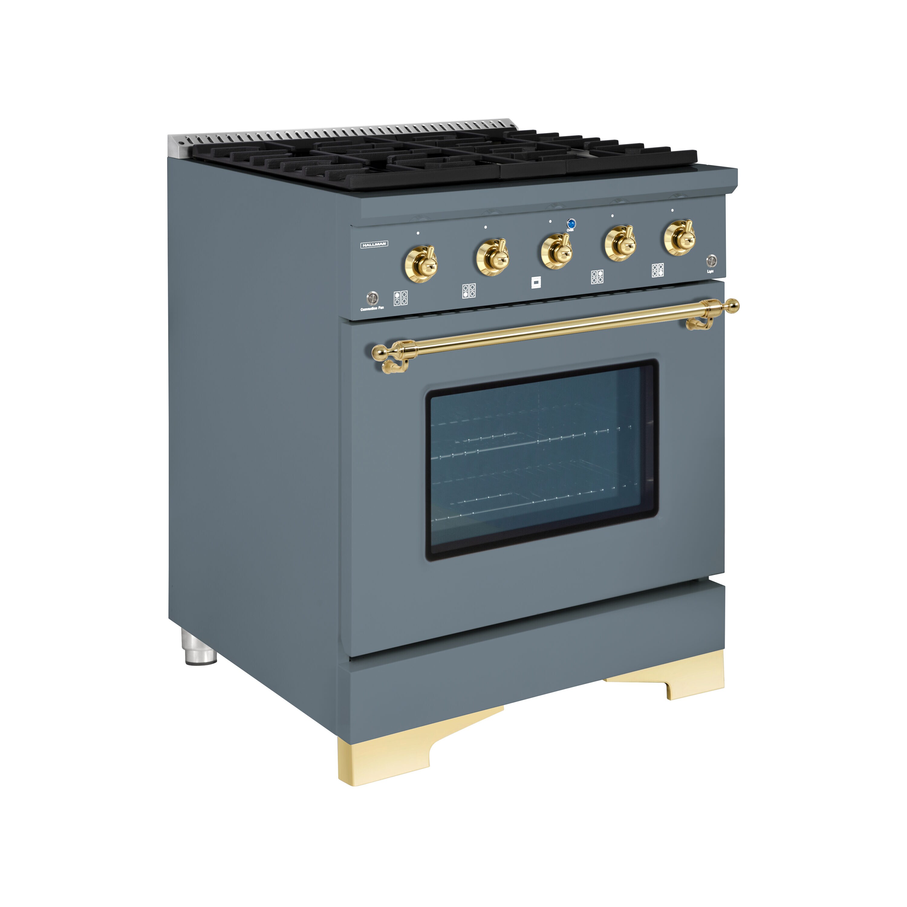 Hallman HCLRG30BSGR Freestanding-Gas-Ranges - View #3