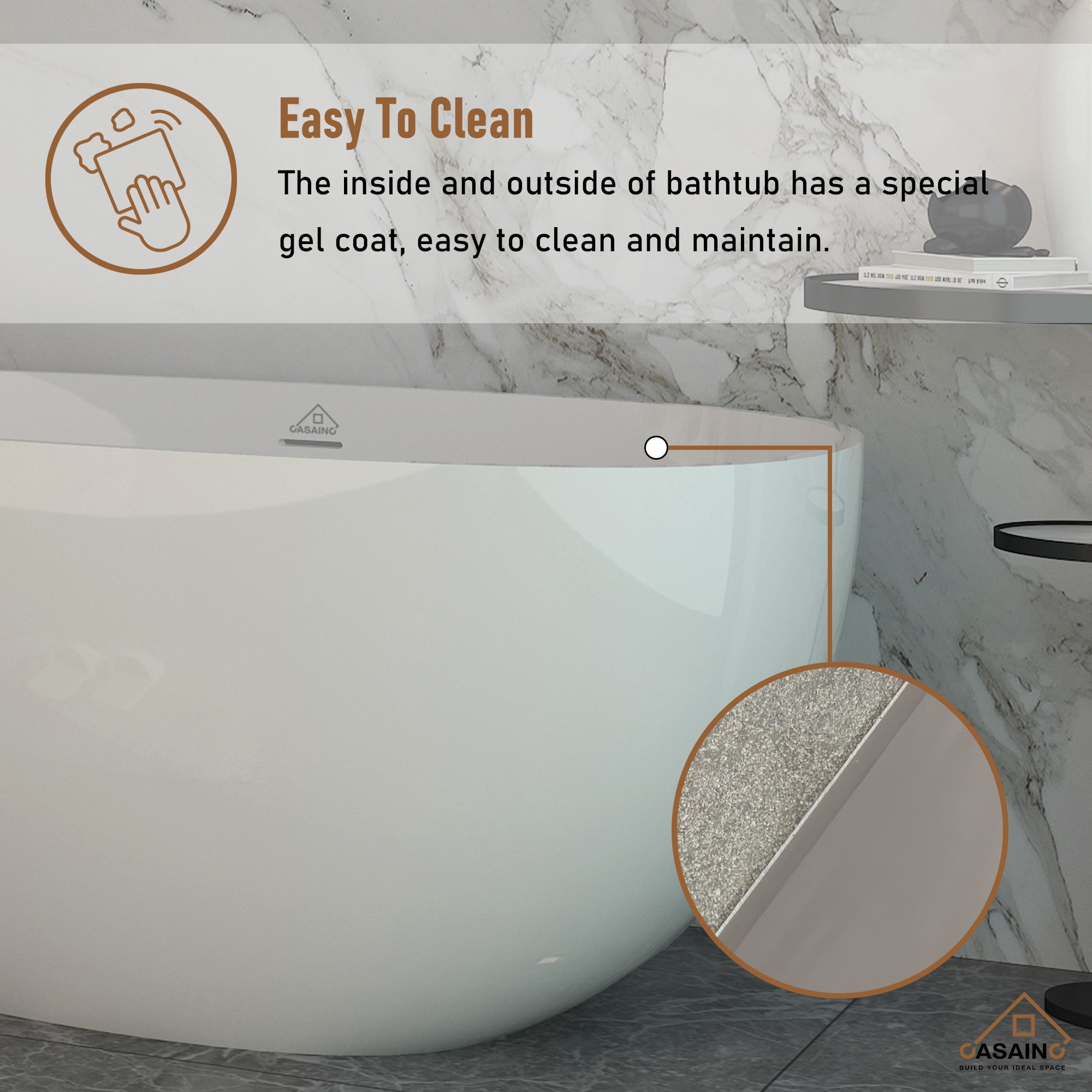 CASAINC CAS046SFB bathtubs - View #6
