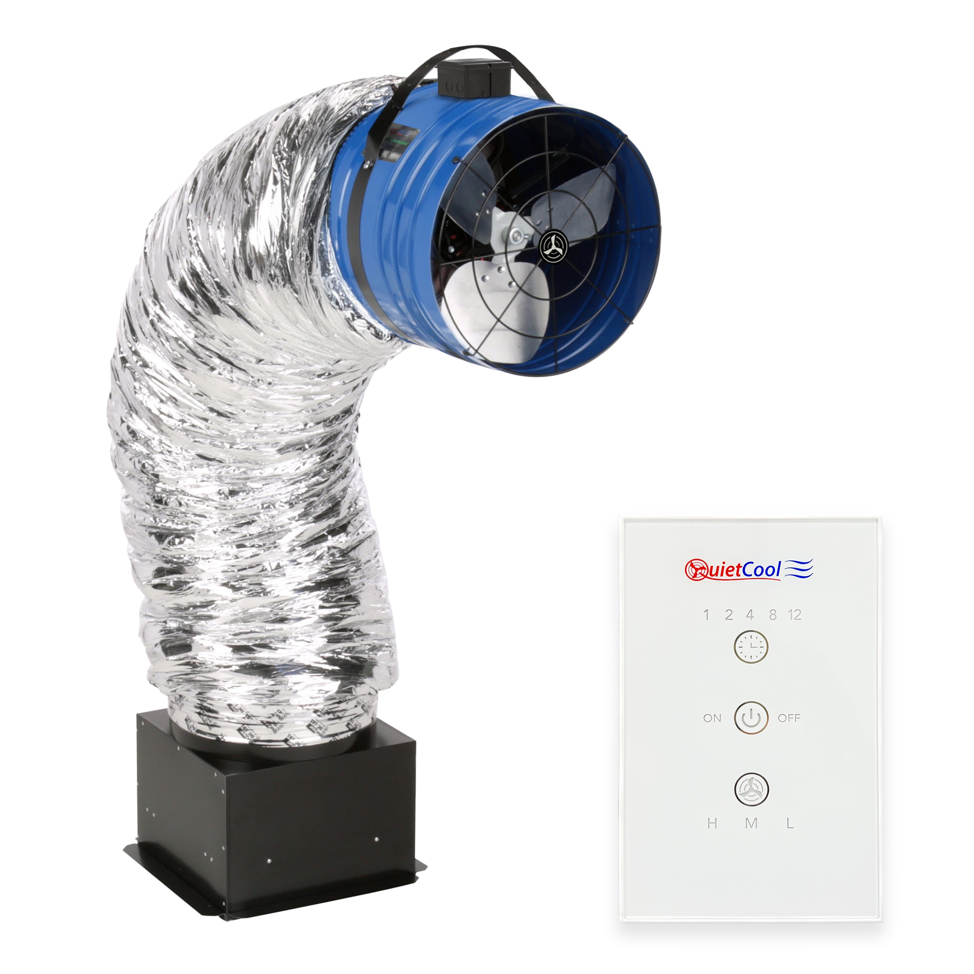 QuietCool 1472-CFM Direct drive Whole House Fan #QC CL-1500 RF