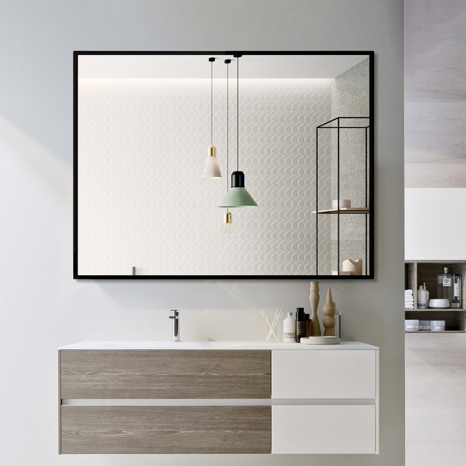Decor Wonderland B000675 Framed-Bath-Mirrors - View #8
