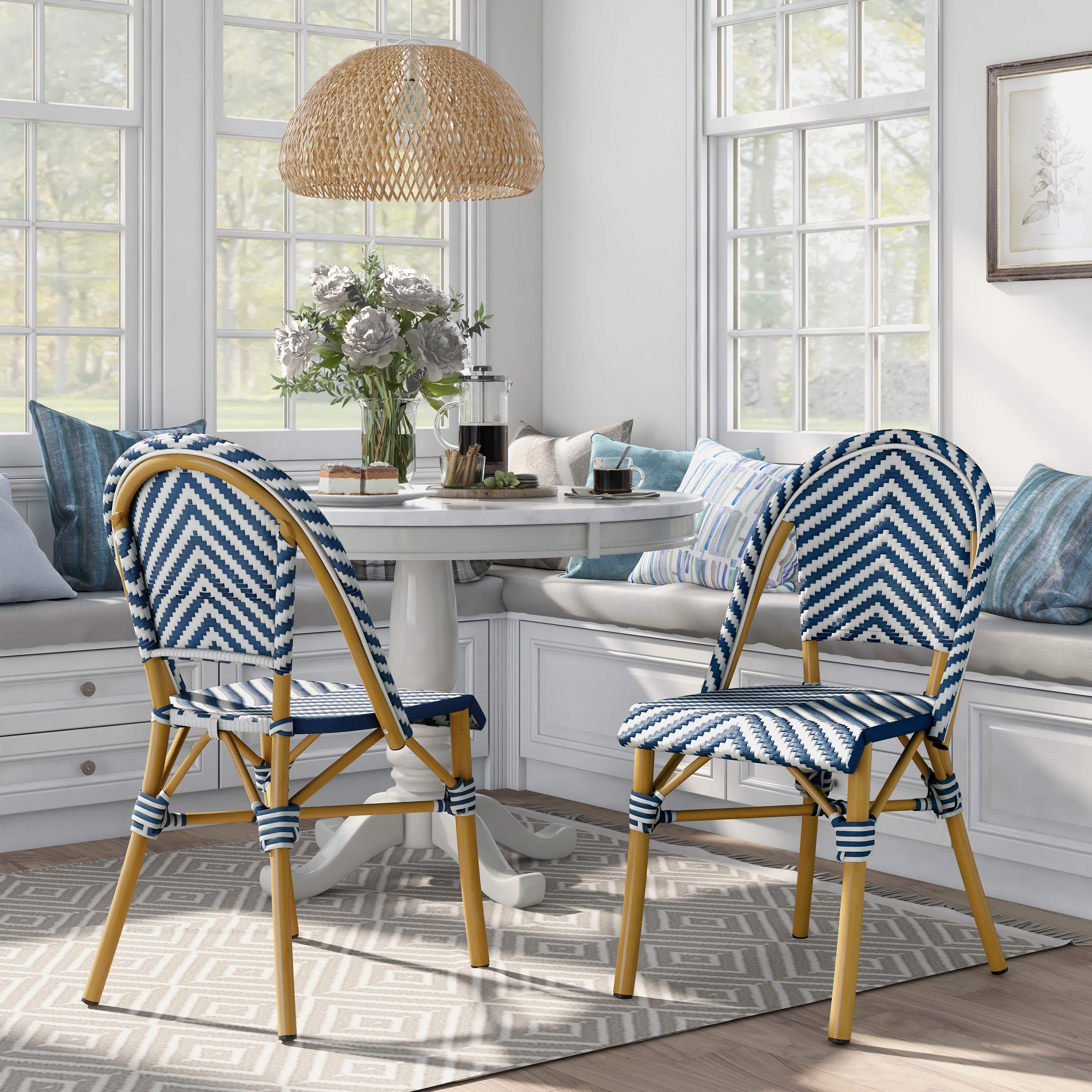 Furniture of America YNJ-OT2000BL-2P Patio-Chairs - View #2