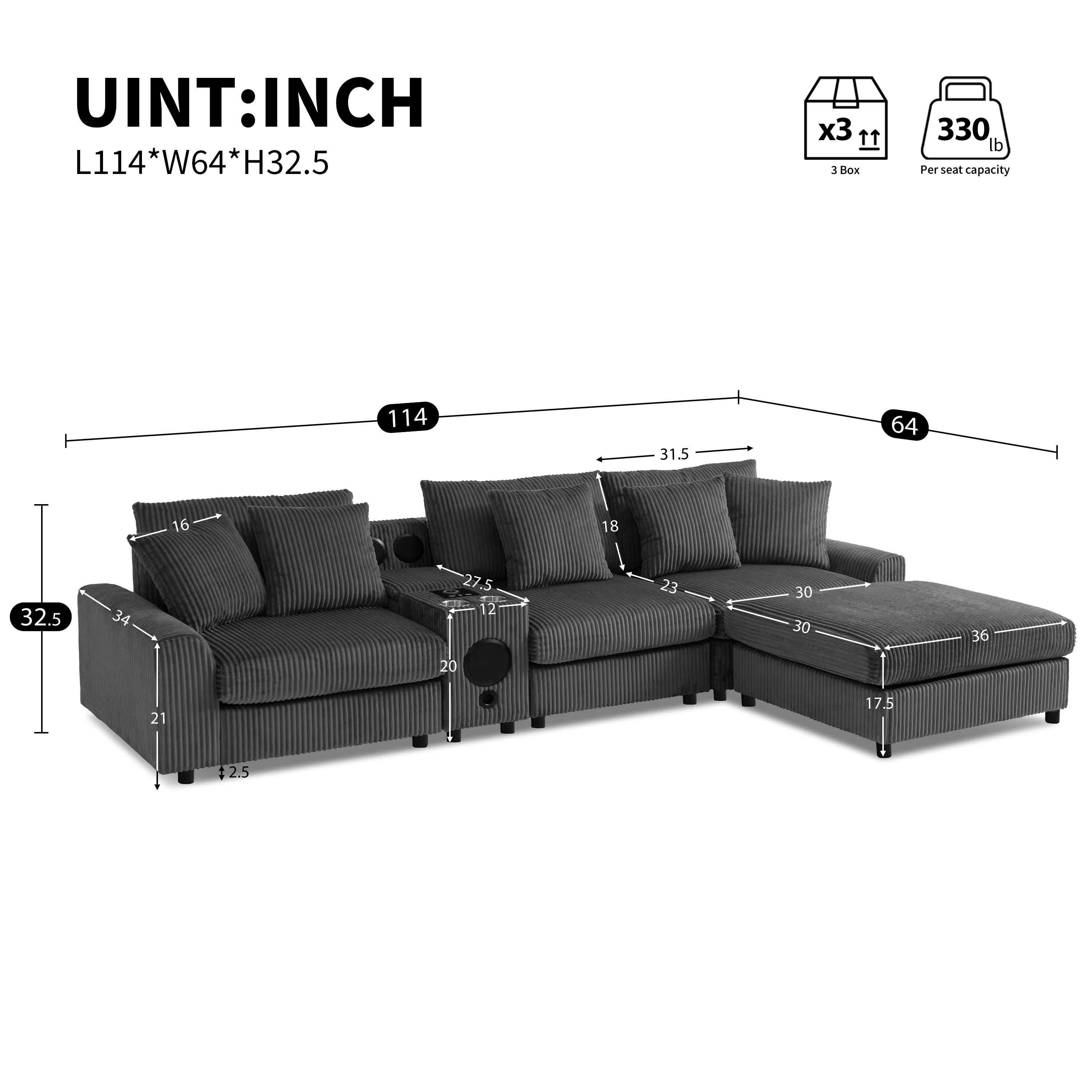 Xspracer ML-SF756NE Sofas-Loveseats - View #2