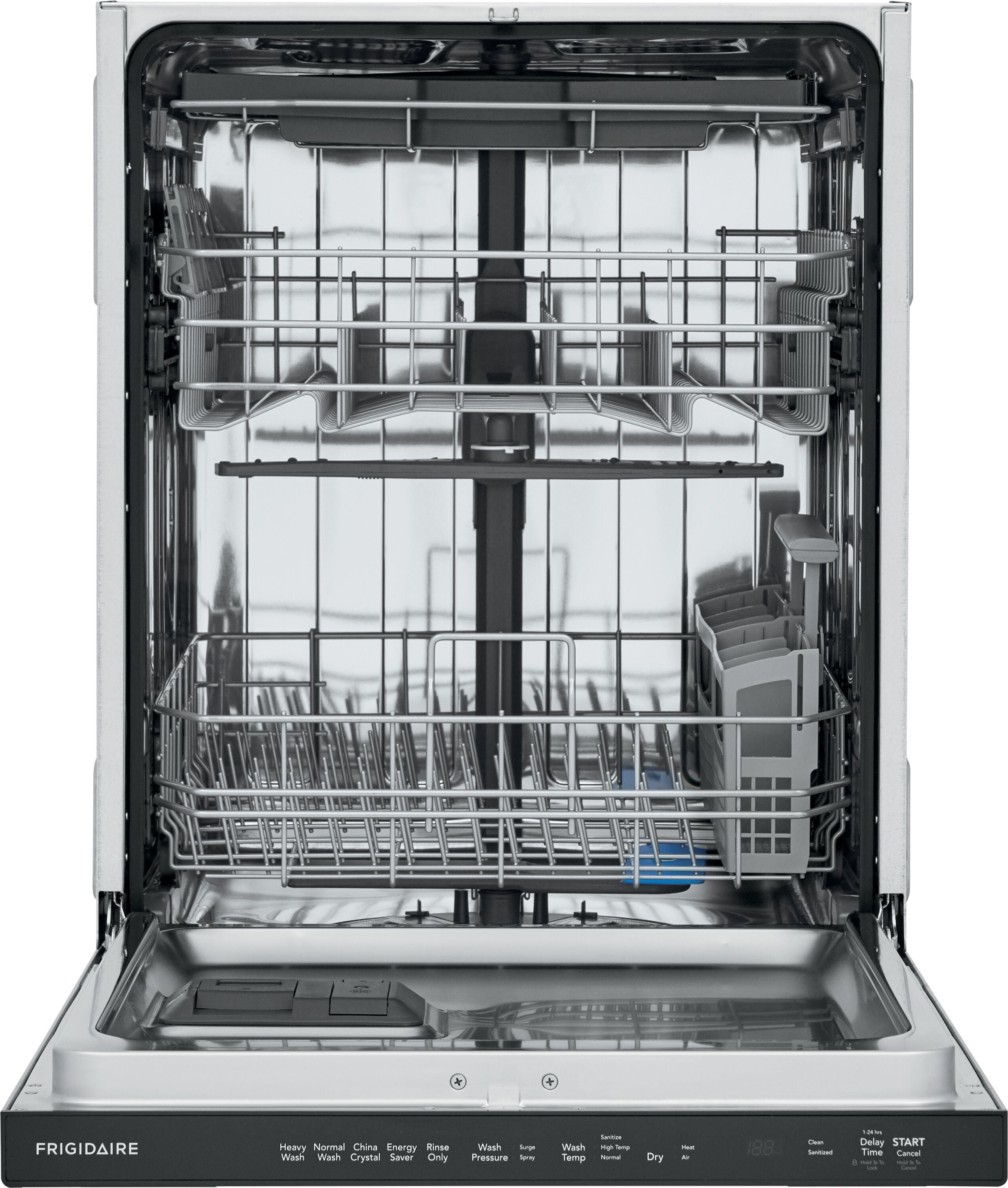 Frigidaire Front Control 24-in Built-In Dishwasher (Stainless Steel)