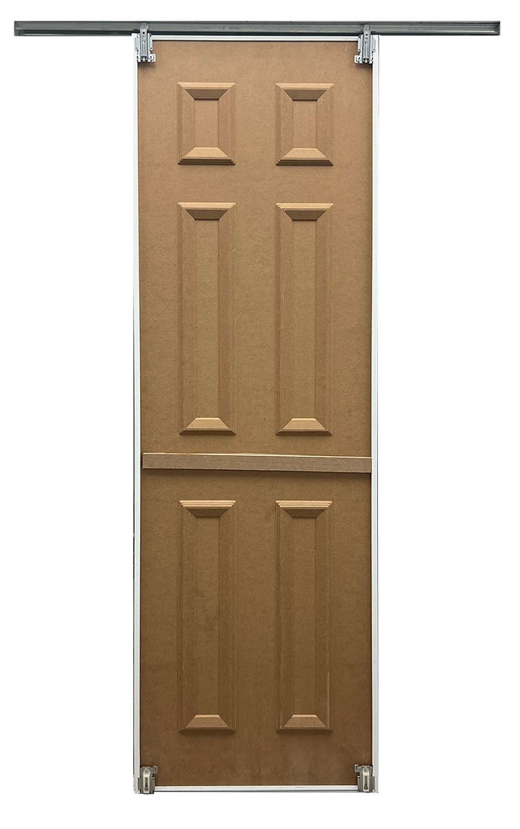 RELIABILT BY0106 48-in x 80-in Bright White Flush Prefinished Mdf Closet Sliding Door (Hardware Included)