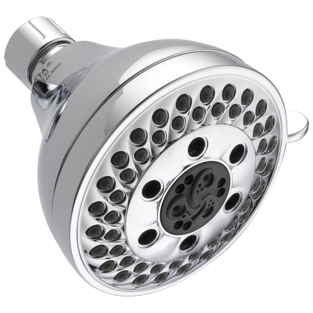 Delta Universal Showering Components Chrome Round Fixed Shower Head 2 Gpm 7 6 Lpm At